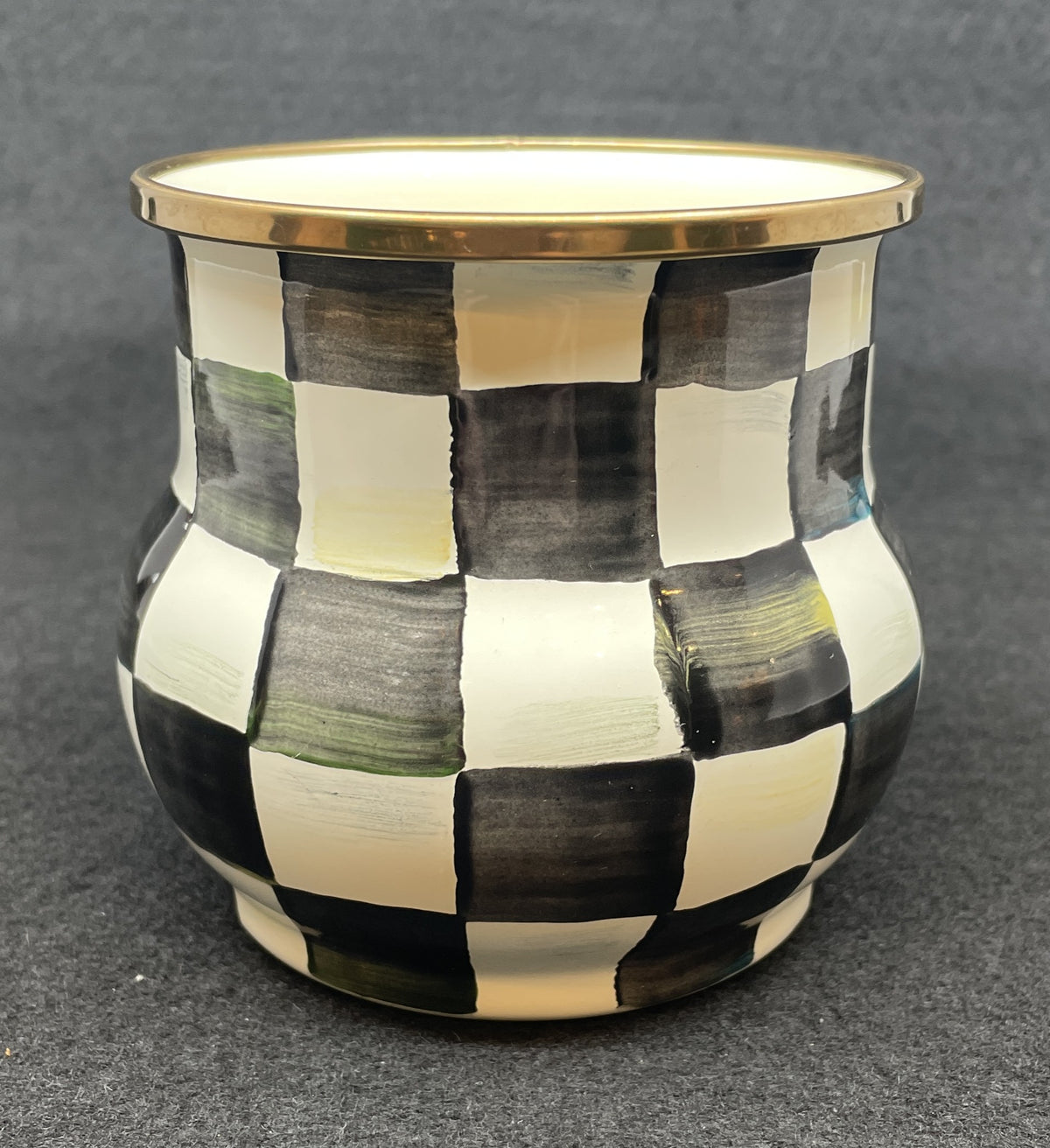 Mackenzie-Childs Courtly Check Enamel Mug (Four available 0PT002)