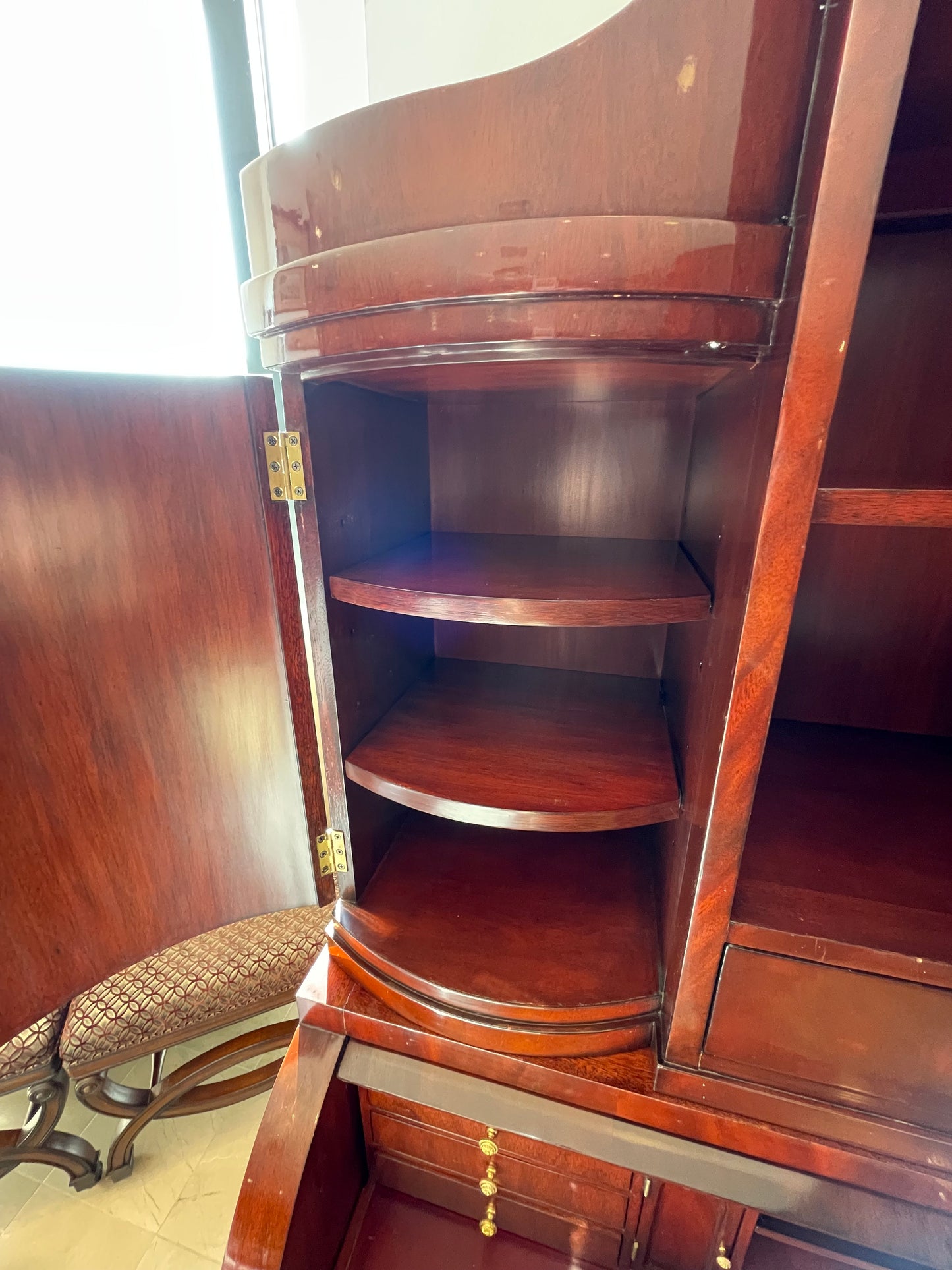 Ralph Lauren Mahogany Secretary Desk (9APHDH)