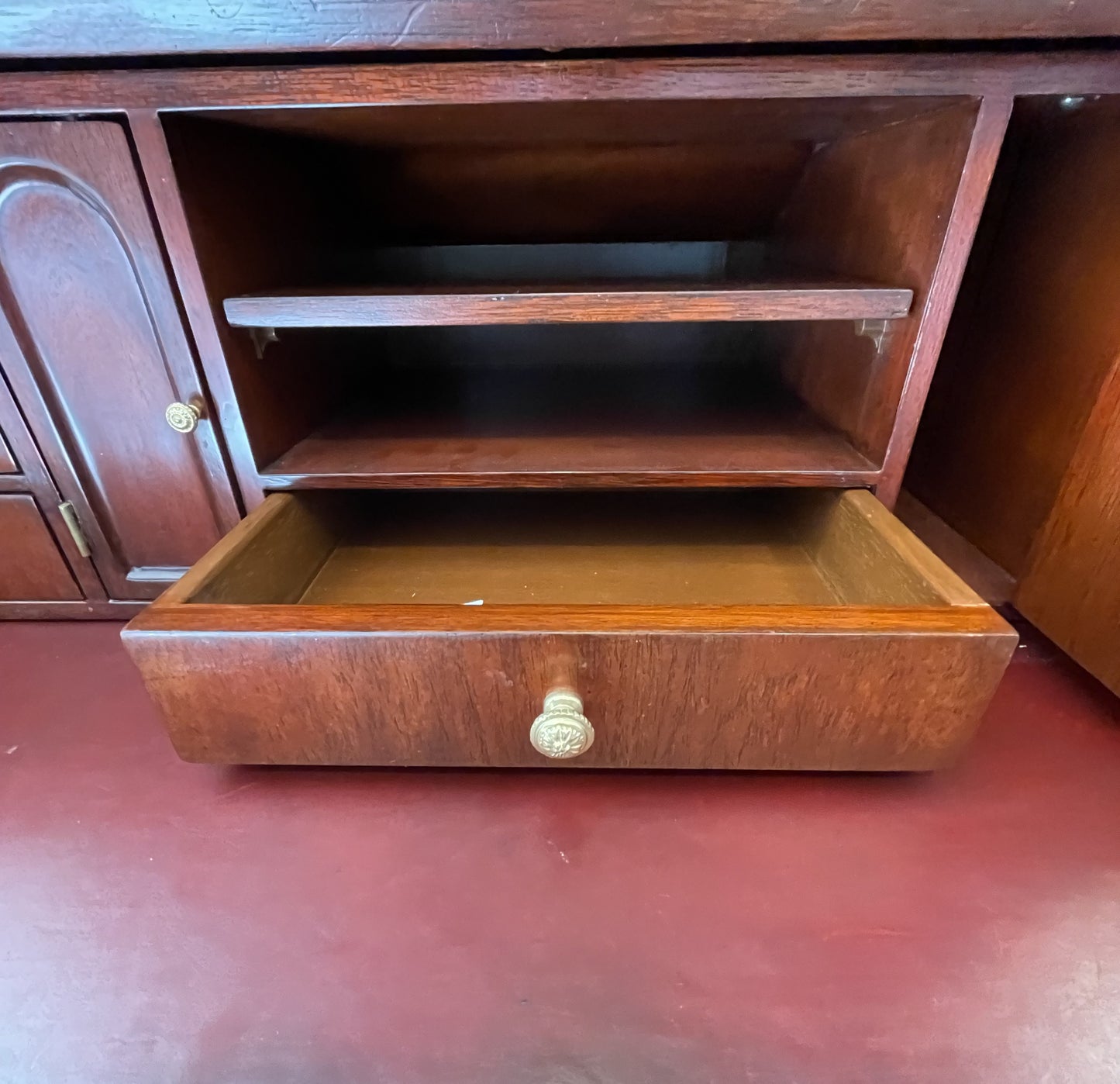 Ralph Lauren Mahogany Secretary Desk (9APHDH)
