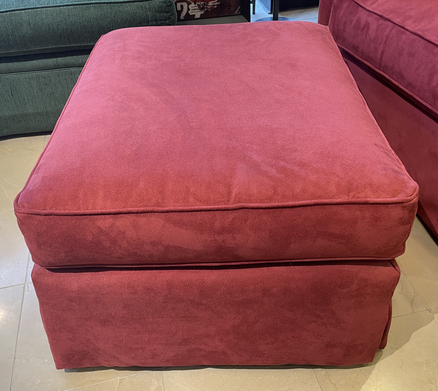 Arhaus Baldwin Oversized Swivel Chair with Ottoman (Two available 0M2001 and 0M2002)