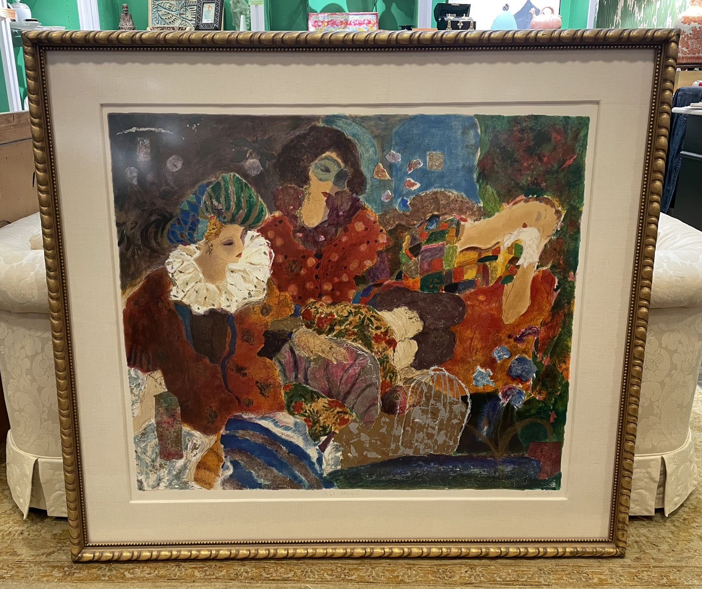 Roy Fairchild Serigraph "Bal Masque" Artist Proof, Signed (0M5001)