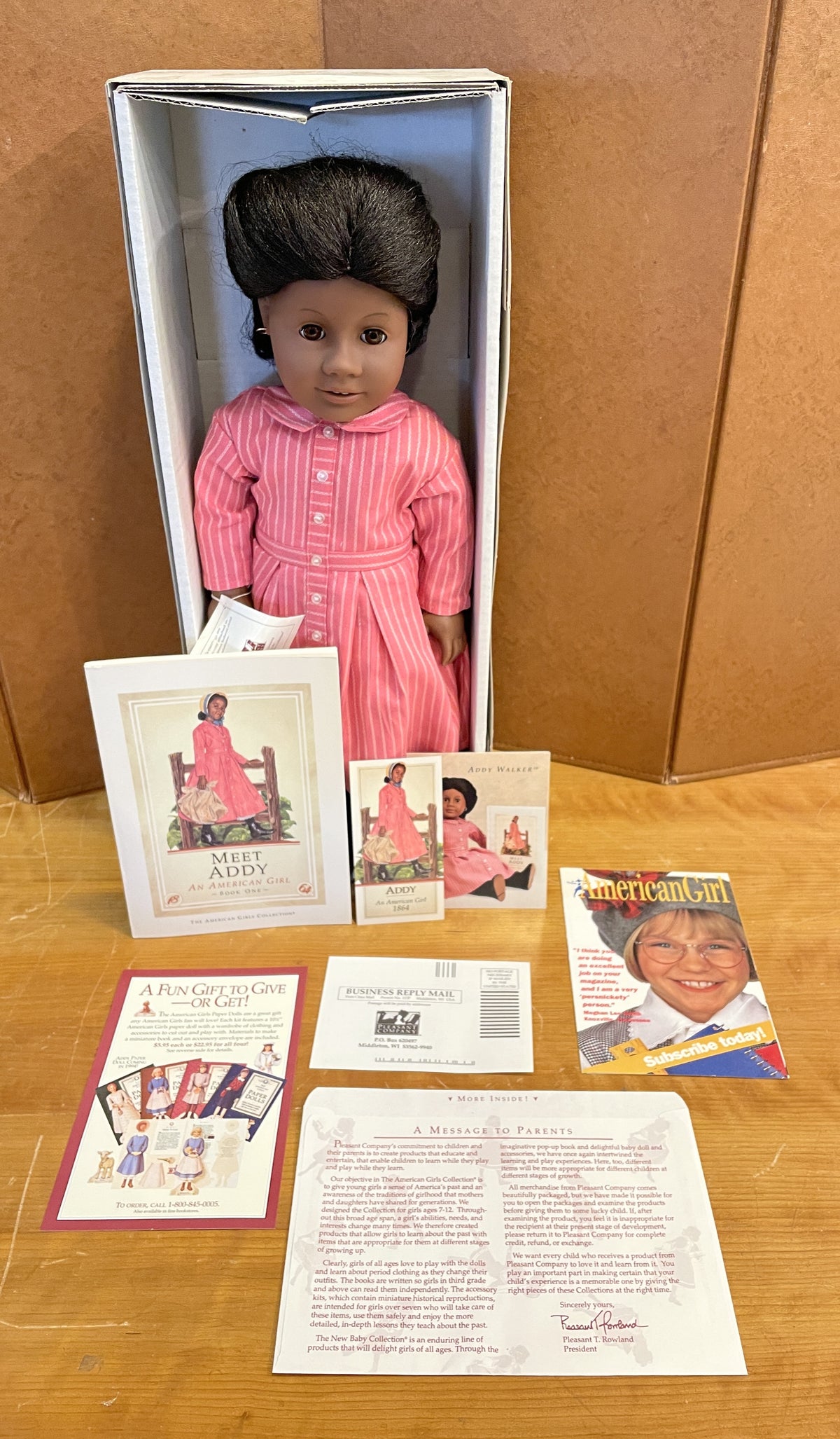 American Girl Doll Addy, Vintage NO BONNET (0OR00K)