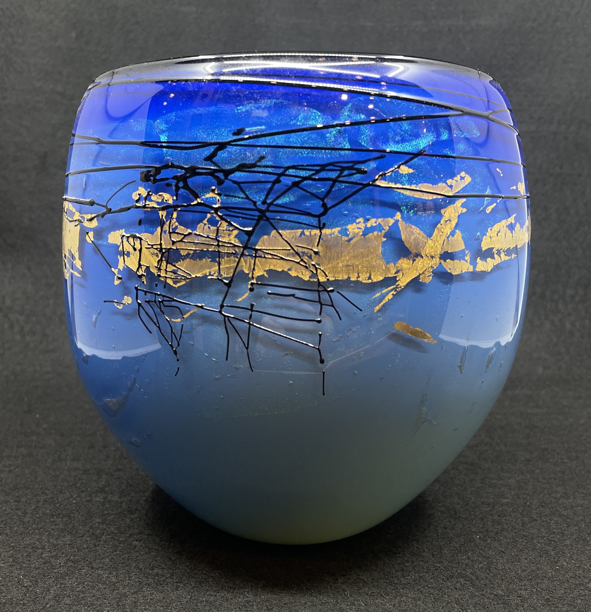 Gary Zack Handblown Art Glass Vase, 1980s (0CS004) – The Perfect Thing