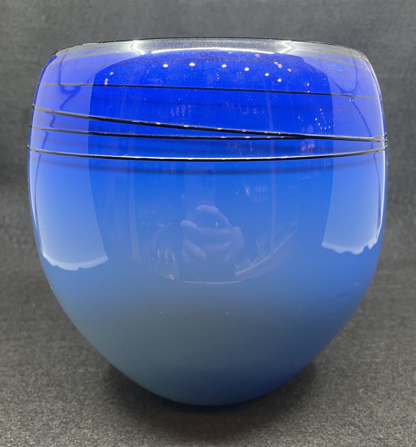 Gary Zack Handblown Art Glass Vase, 1980s (0CS004)