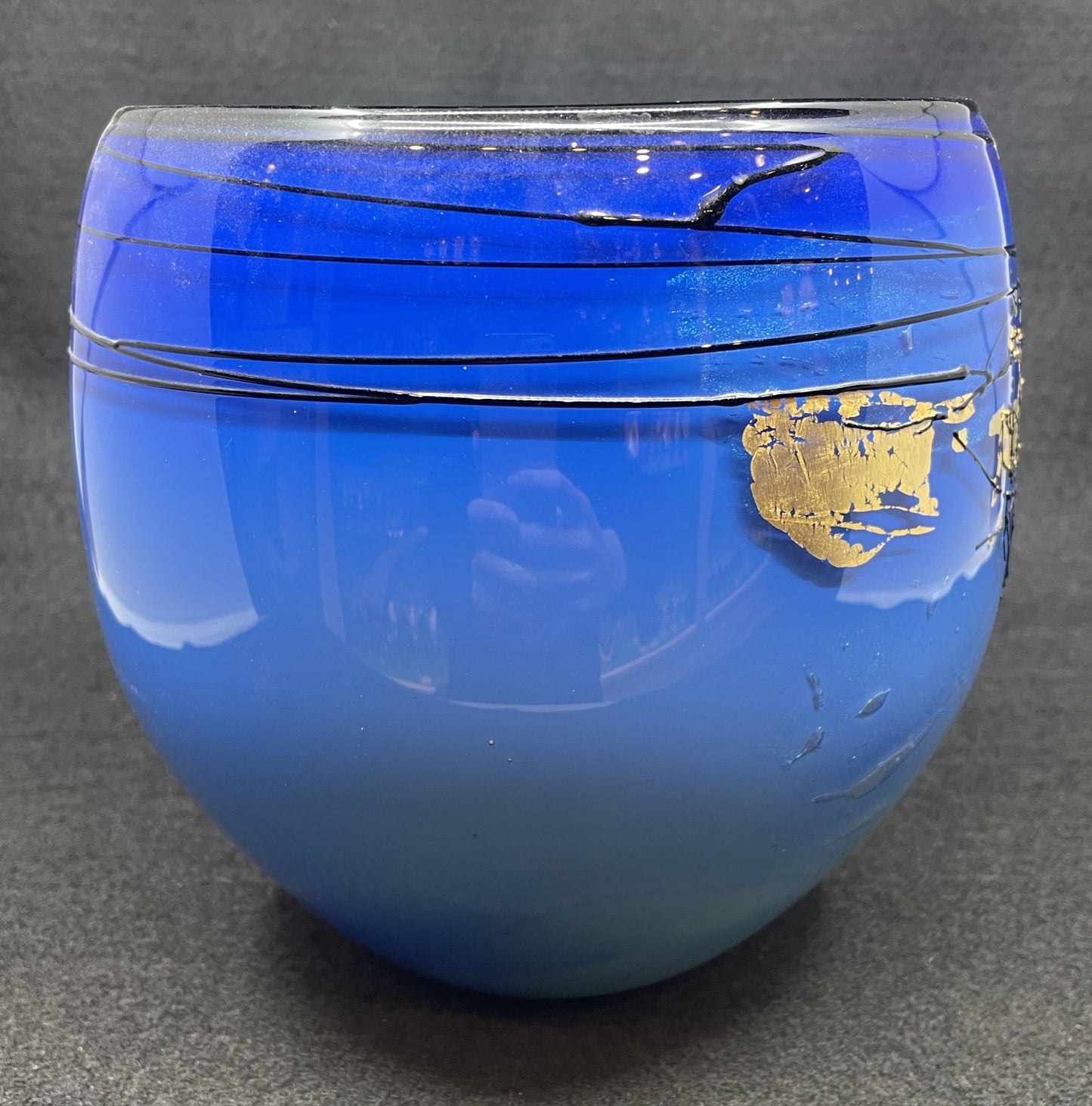 Gary Zack Handblown Art Glass Vase, 1980s (0CS004)