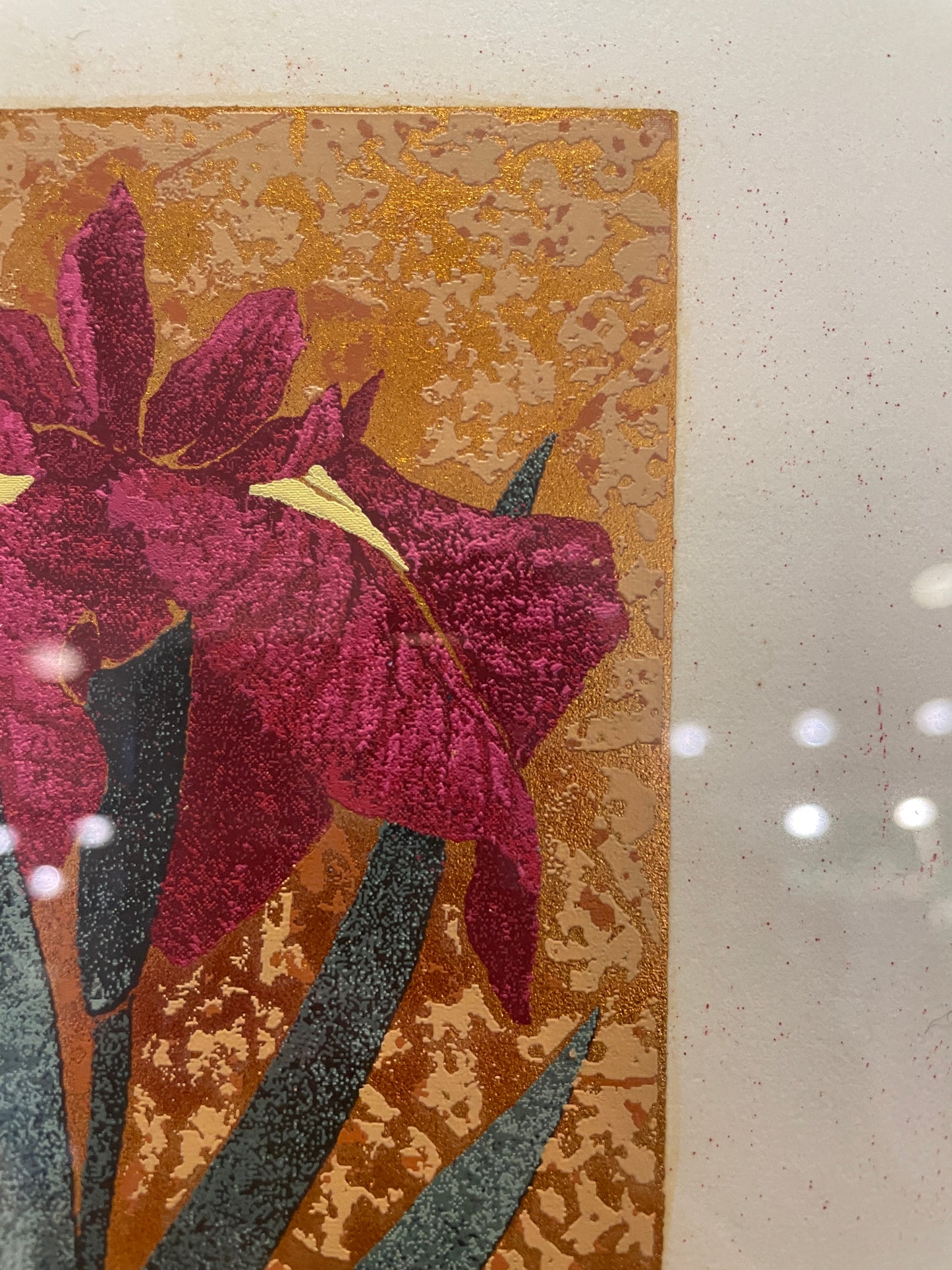 Kazutoshi Siguira Screenprint, "Iris" (0IJ001)