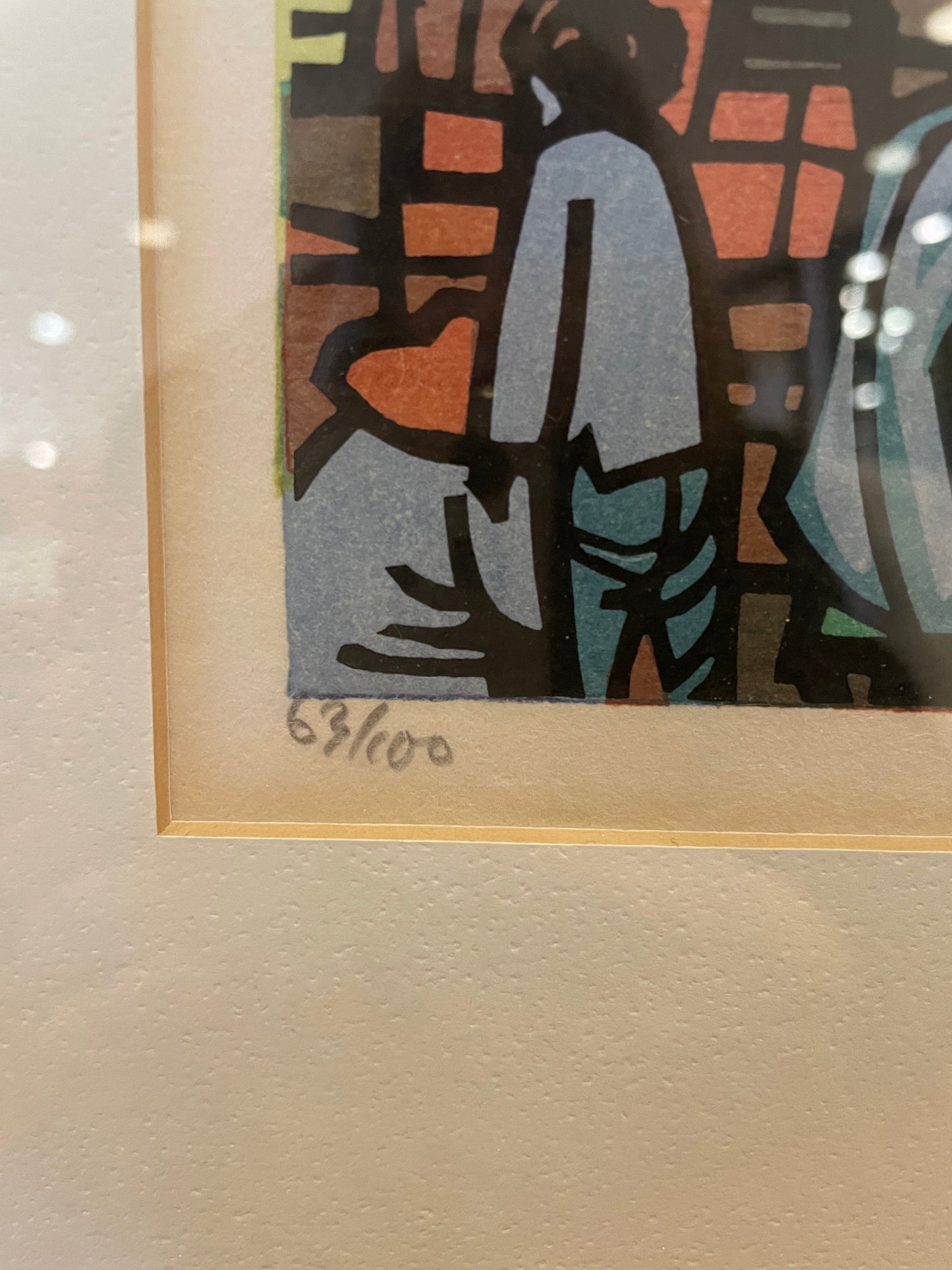 Clifton Karhu "Hong Kong Boats" Woodblock (0IJ002)