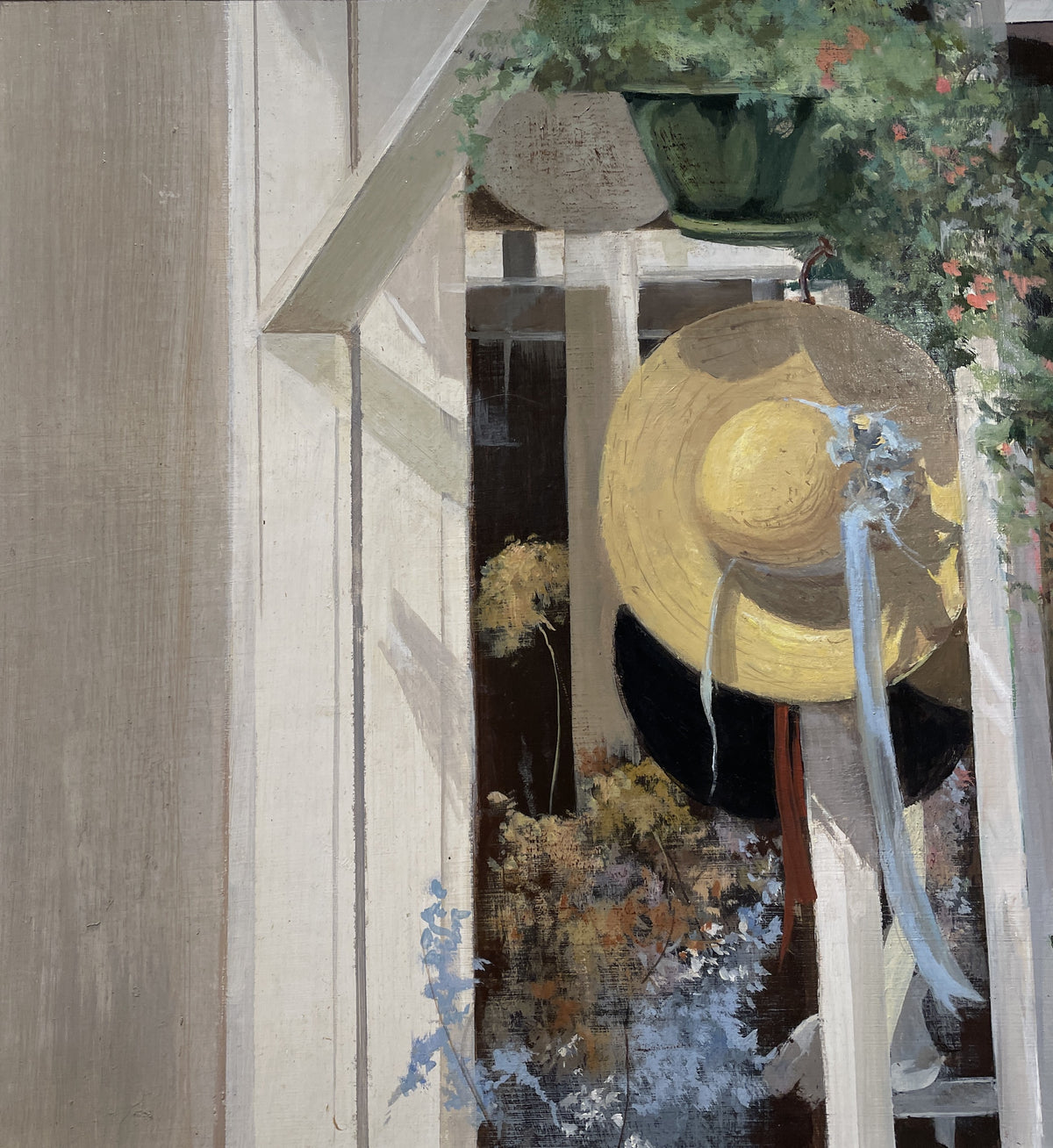 Fred McNeil Oil on Canvas, Hat (0PY004)