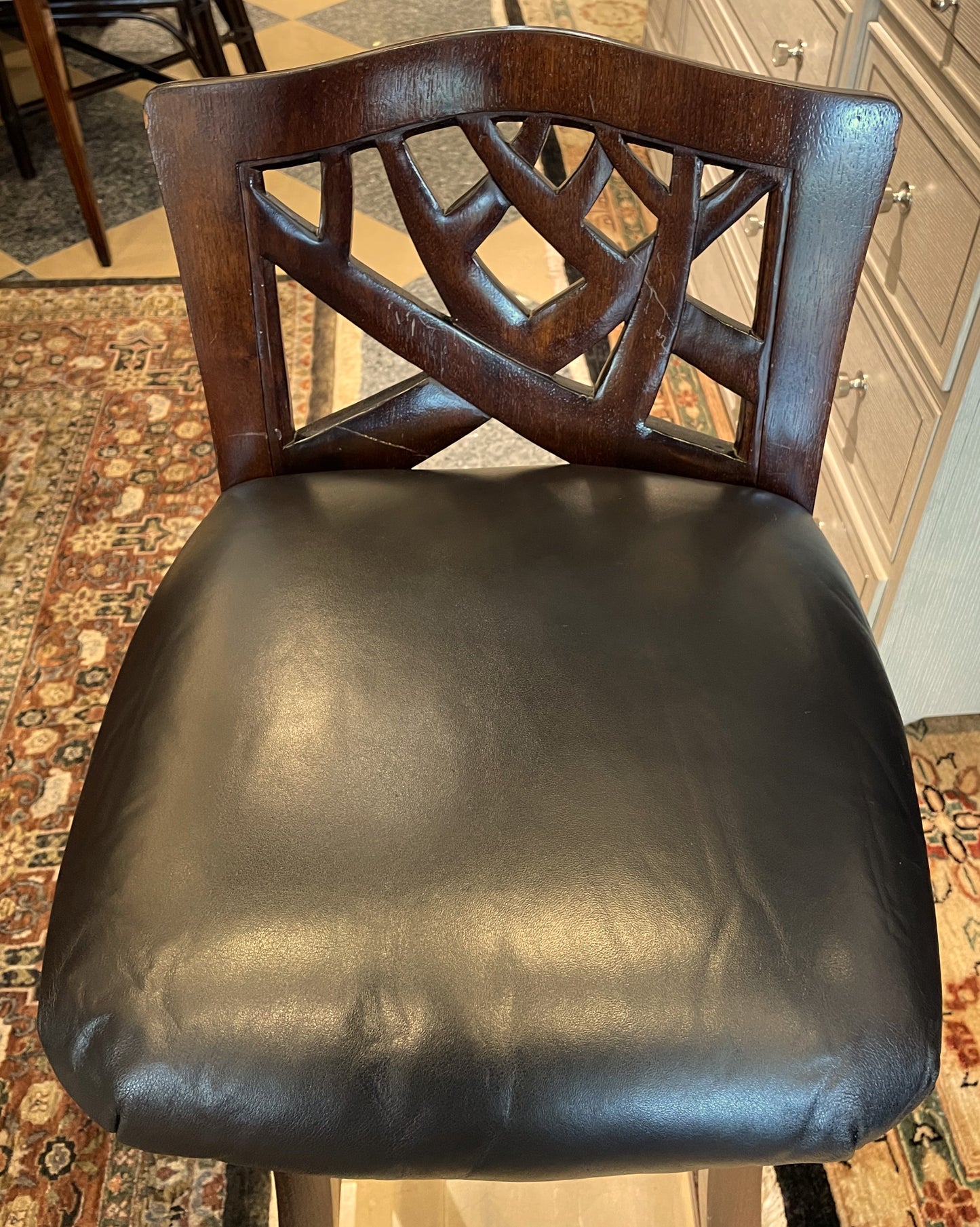 Pair of Martin Pierce "Hedgerow" Barstools AS IS (2 Pairs Available) (V9F8T4)