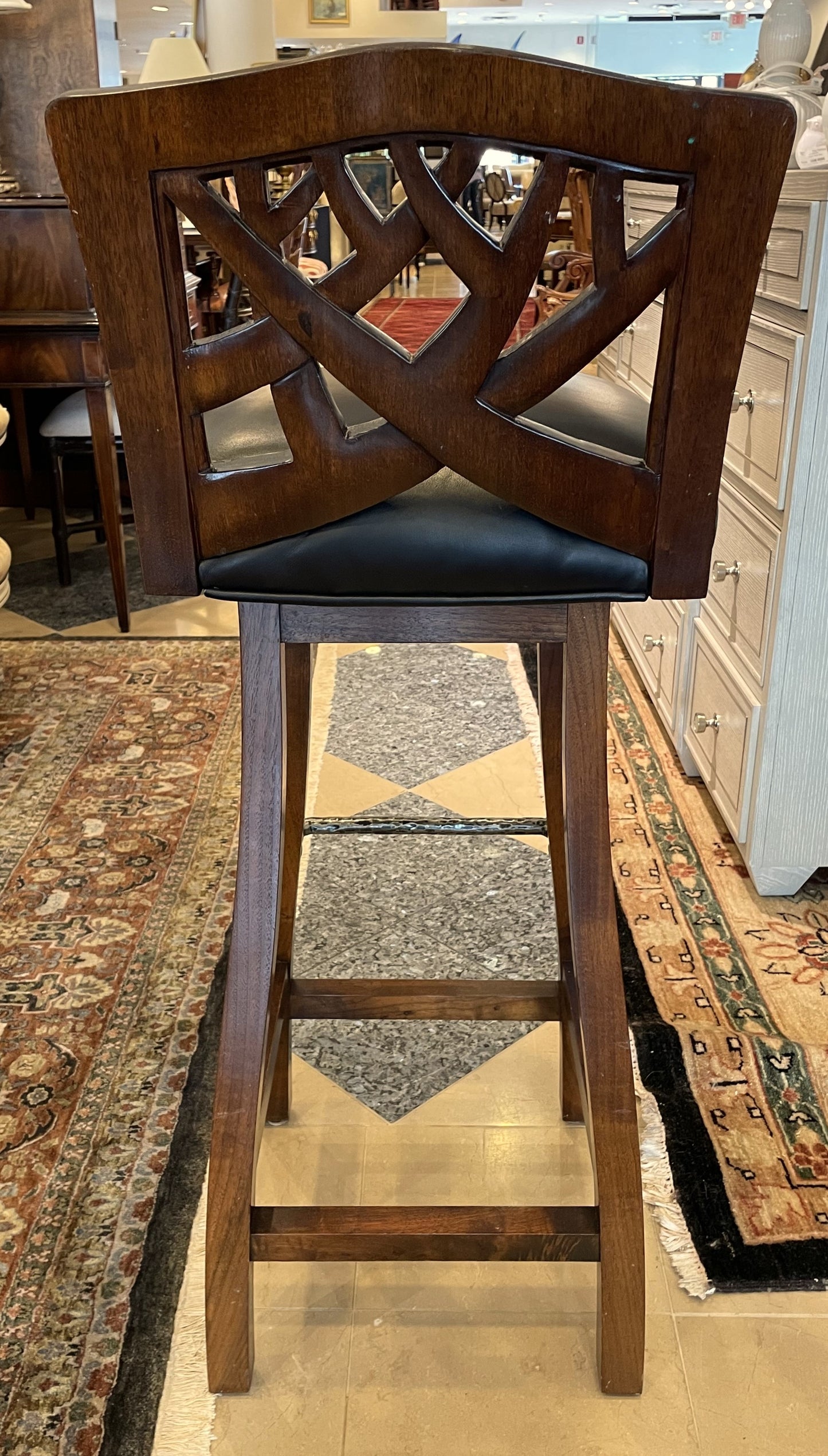 Pair of Martin Pierce "Hedgerow" Barstools AS IS (2 Pairs Available) (V9F8T4)