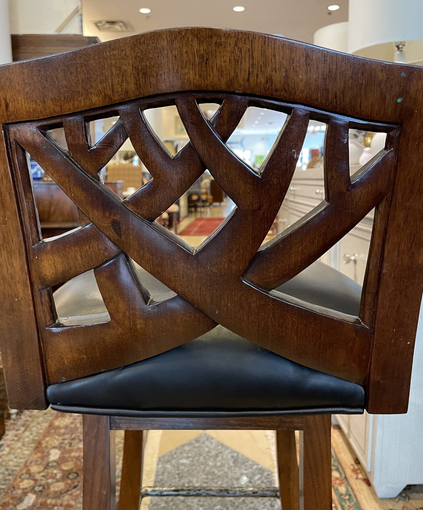 Pair of Martin Pierce "Hedgerow" Barstools AS IS (2 Pairs Available) (V9F8T4)