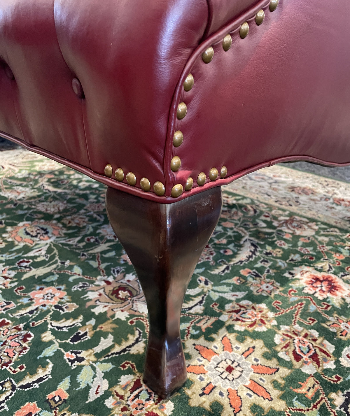 Carl Forslund "Rip Van Lee" Tufted Chair and ottoman, 1980s (0Q0003)