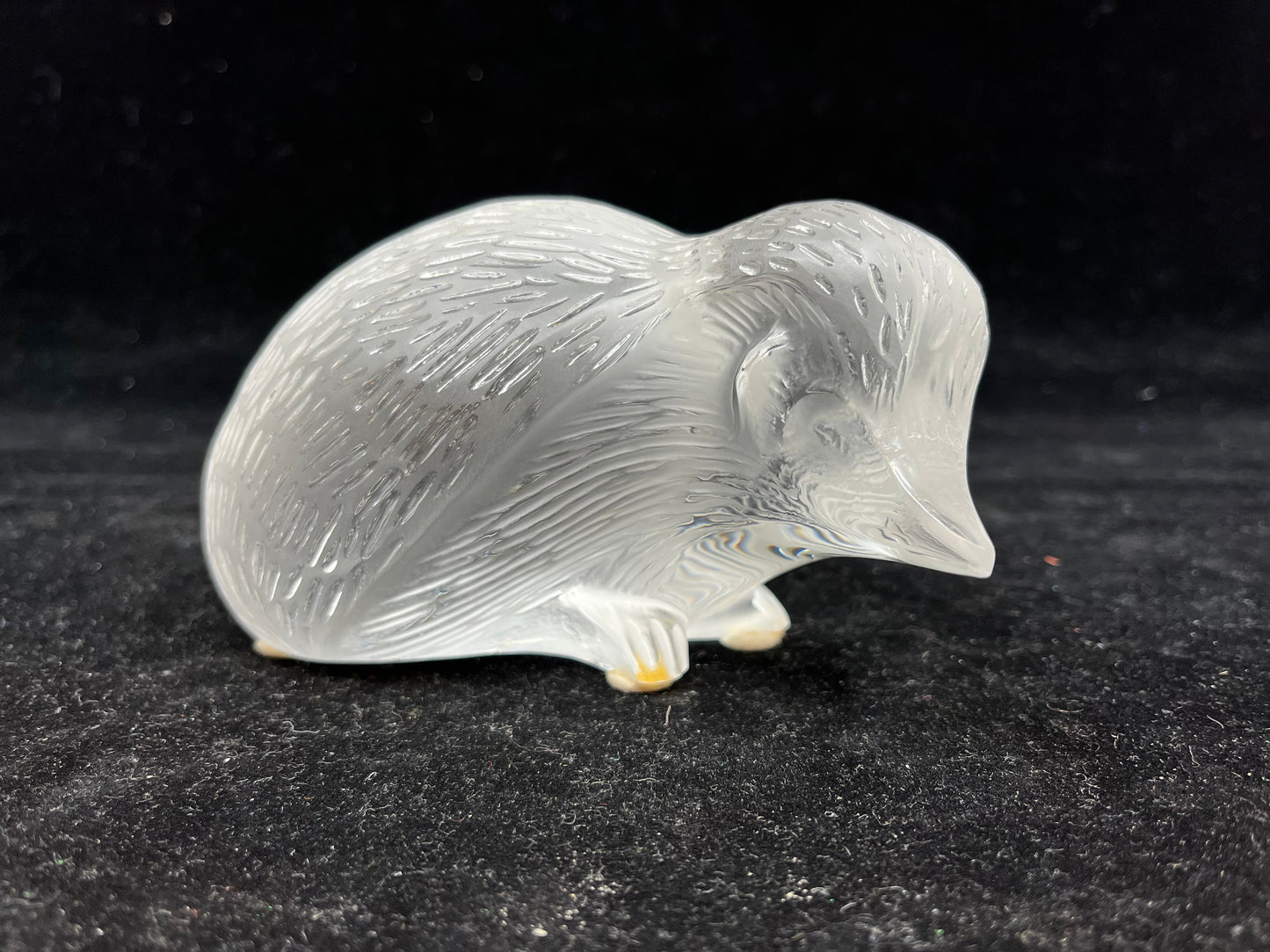 Lalique Hedgehog Paperweight