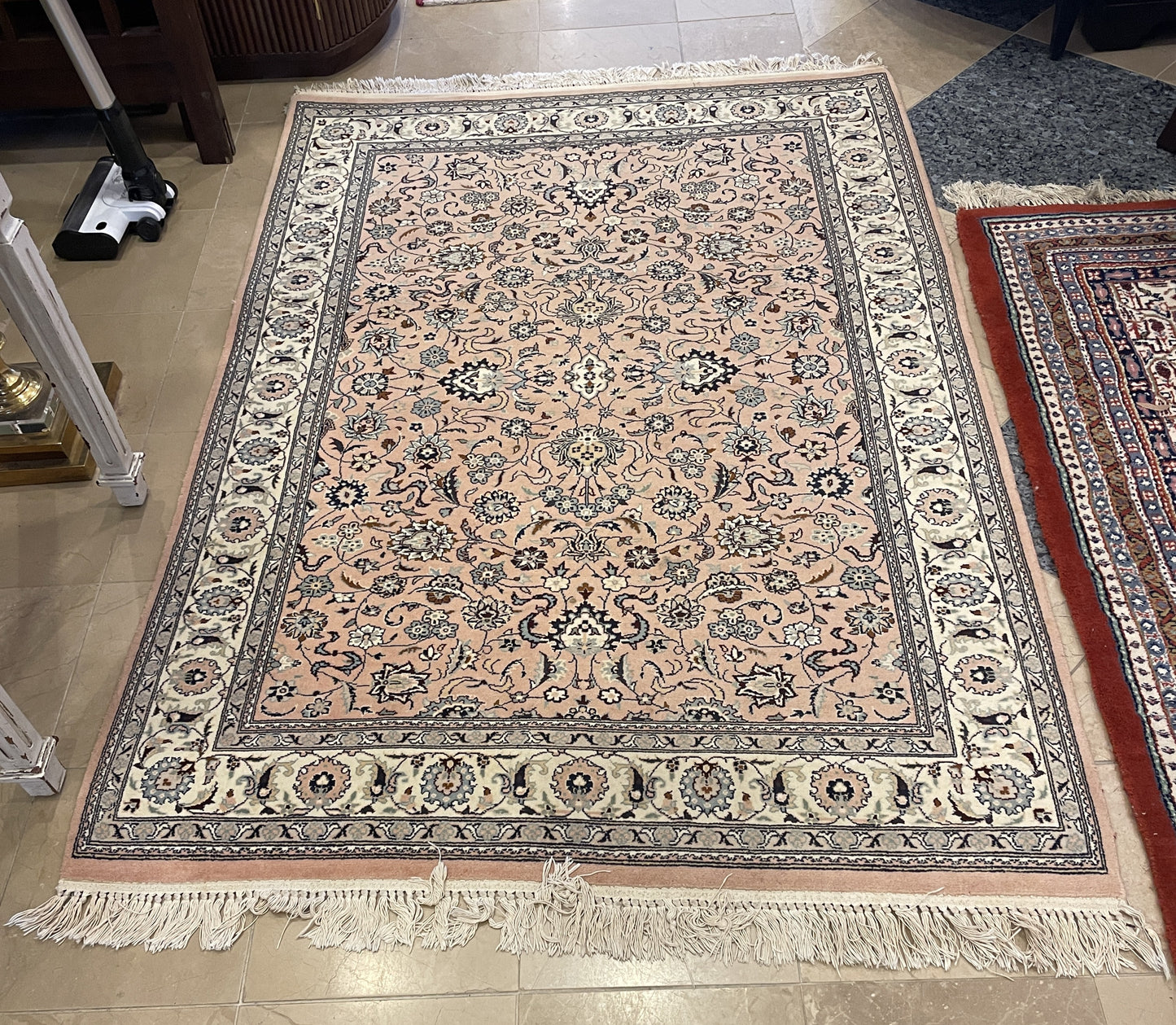 Pink Tabriz Rug (Approx. 4'1x5'9) (0M7003)