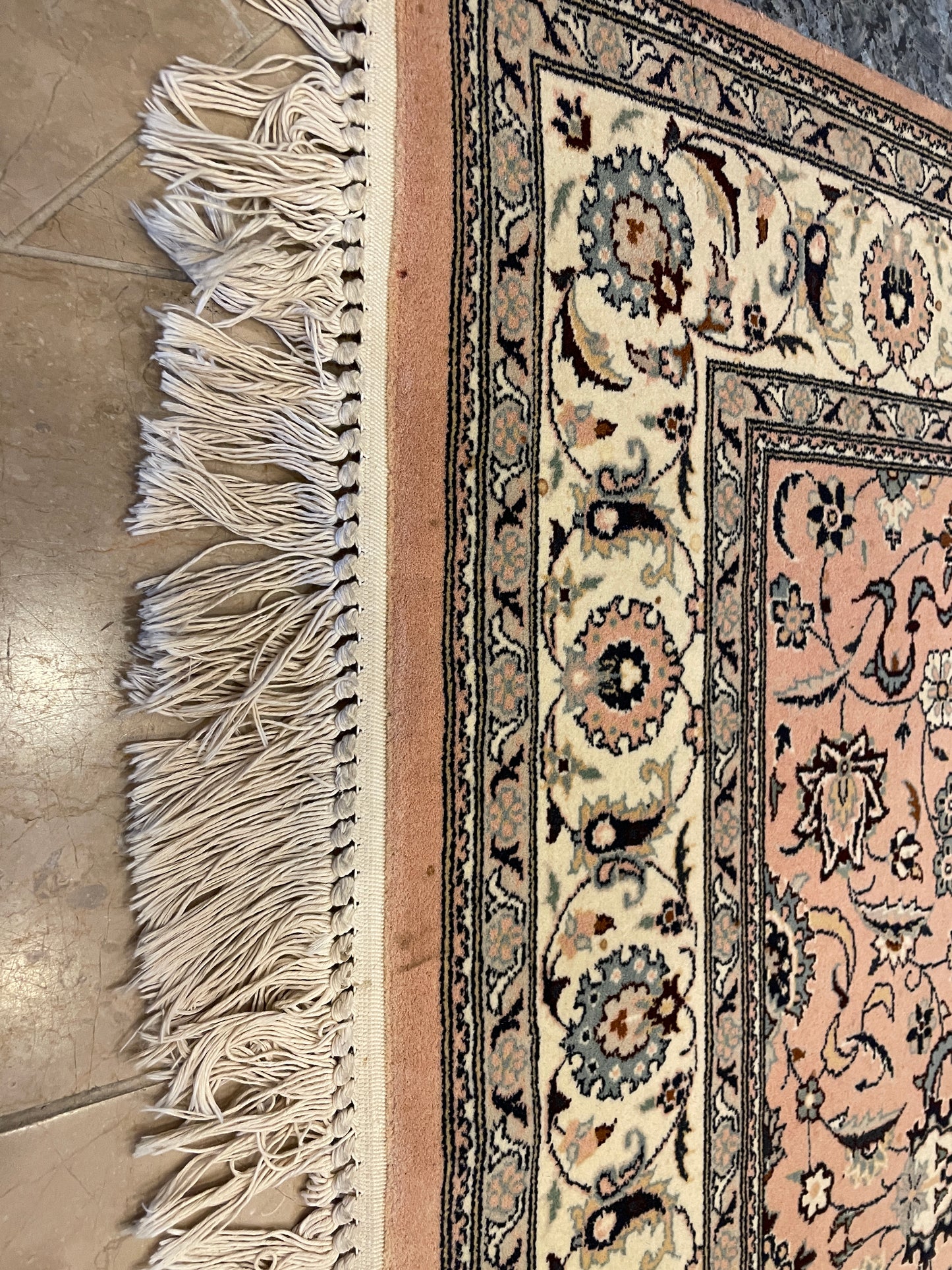 Pink Tabriz Rug (Approx. 4'1x5'9) (0M7003)