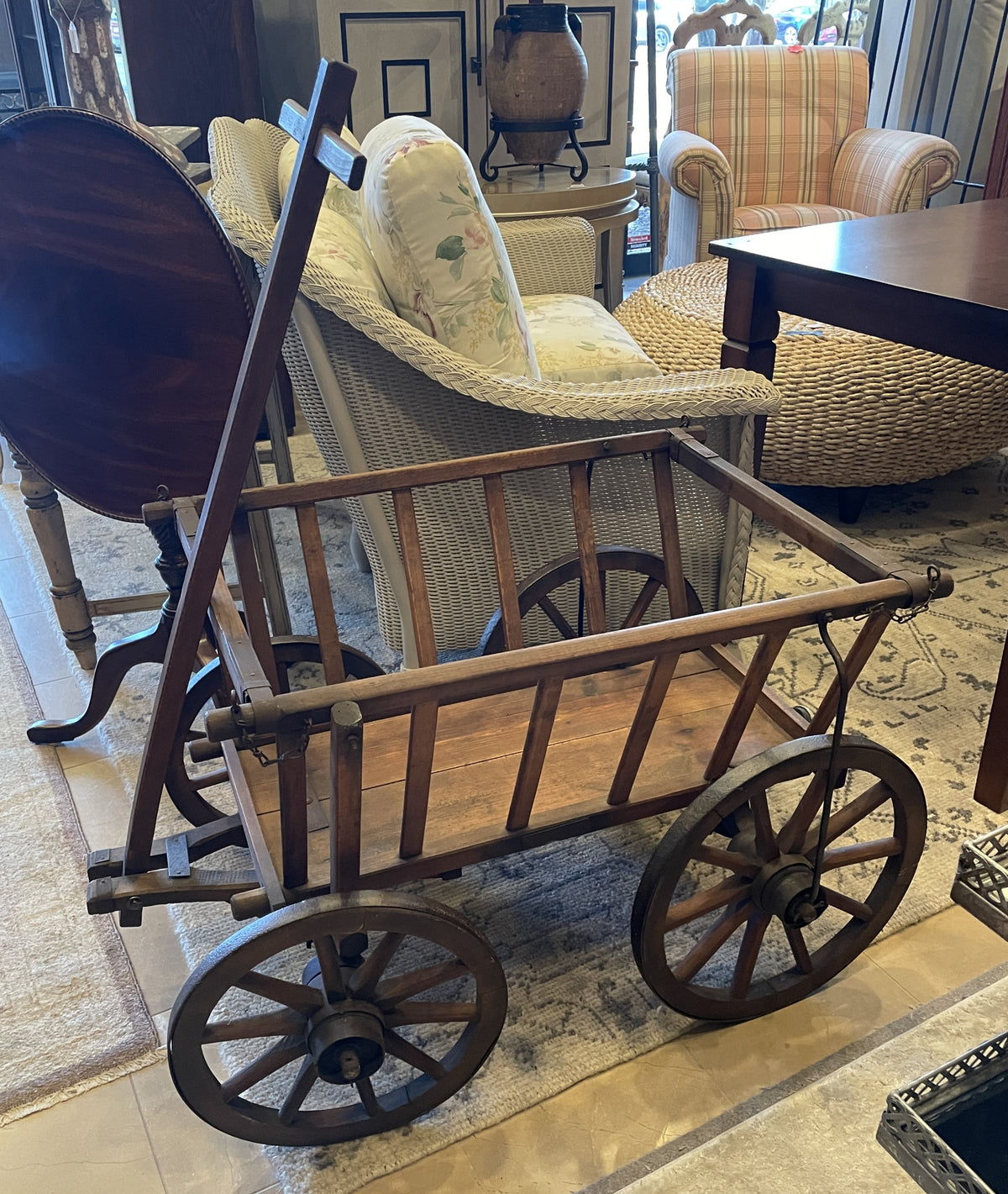 Antique Goat or Garden Cart (0Q0005)