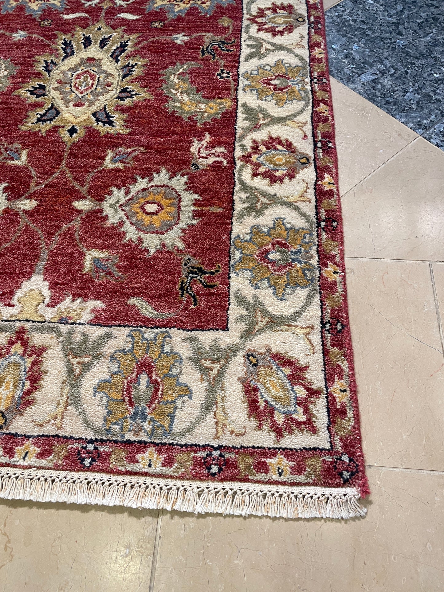 Indo Paki Peshawar Rust Red Runner (Approx. 2'6x12') (0LP00A)