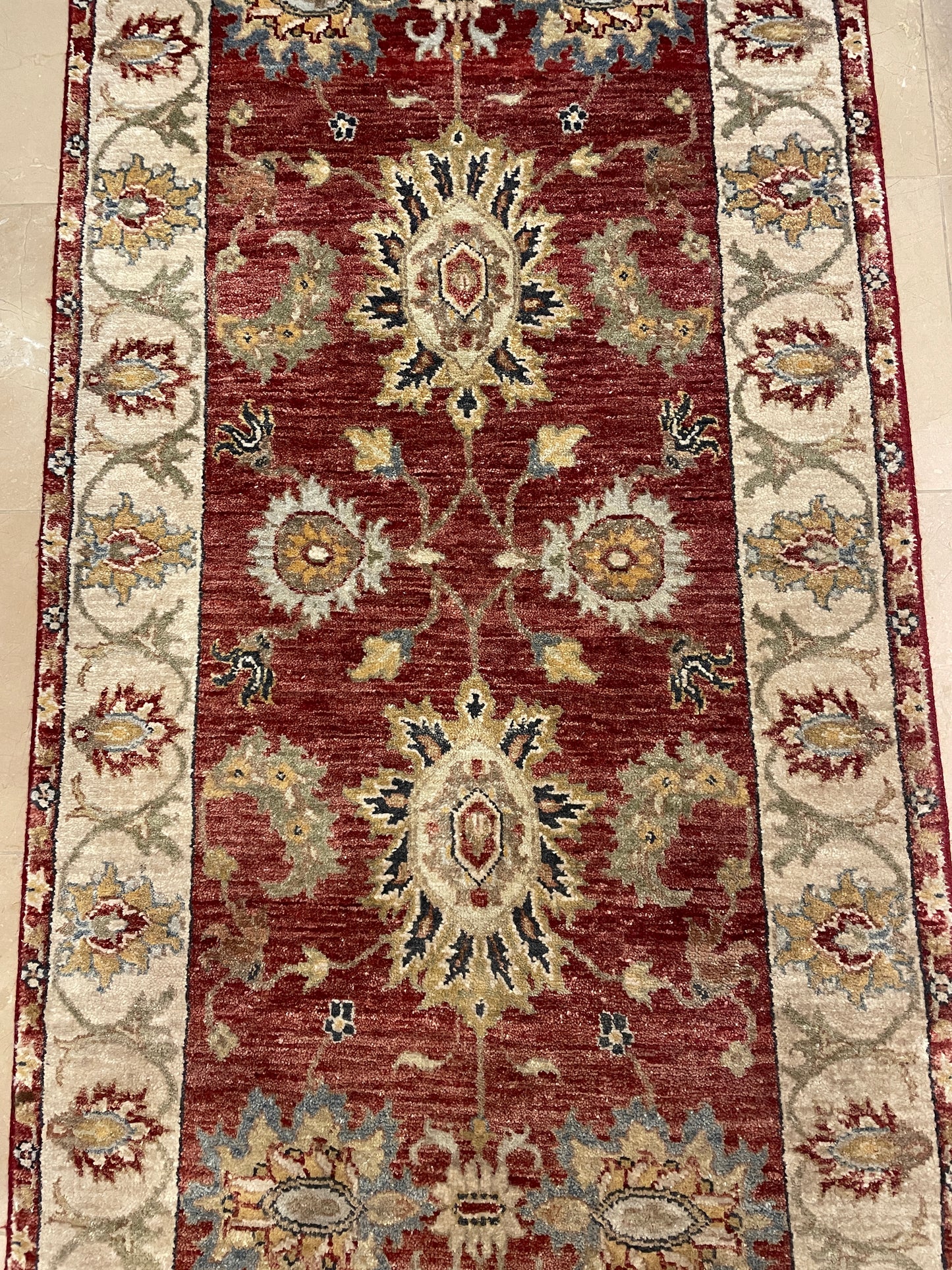 Indo Paki Peshawar Rust Red Runner (Approx. 2'7x8'2) (0LP009)
