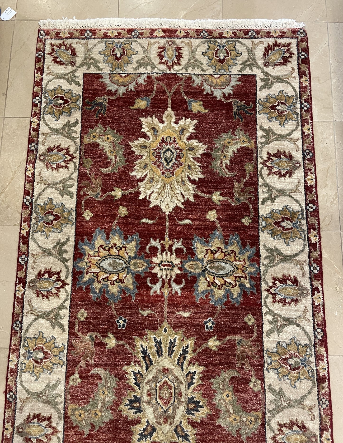 Indo Paki Peshawar Rust Red Runner (Approx. 2'7x8'2) (0LP009)