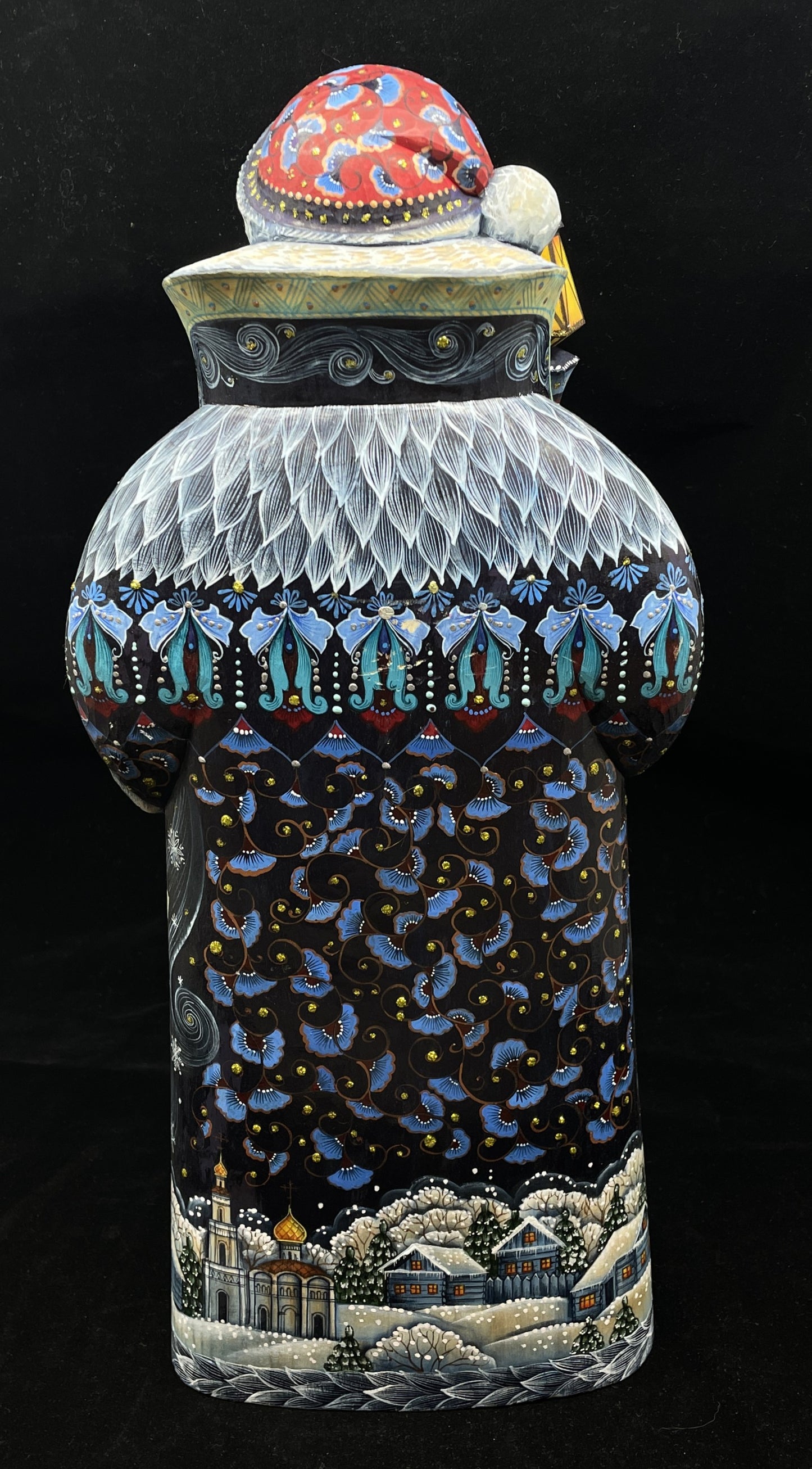 DeBrekht Hand Carved and Painted Santa (0IK00R)