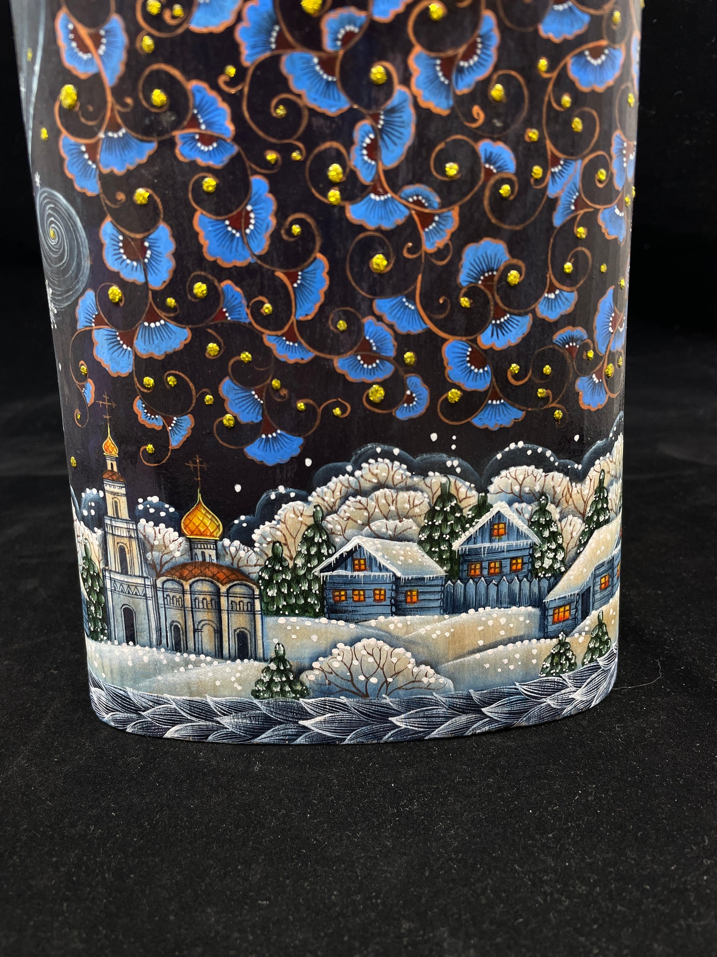 DeBrekht Hand Carved and Painted Santa (0IK00R)