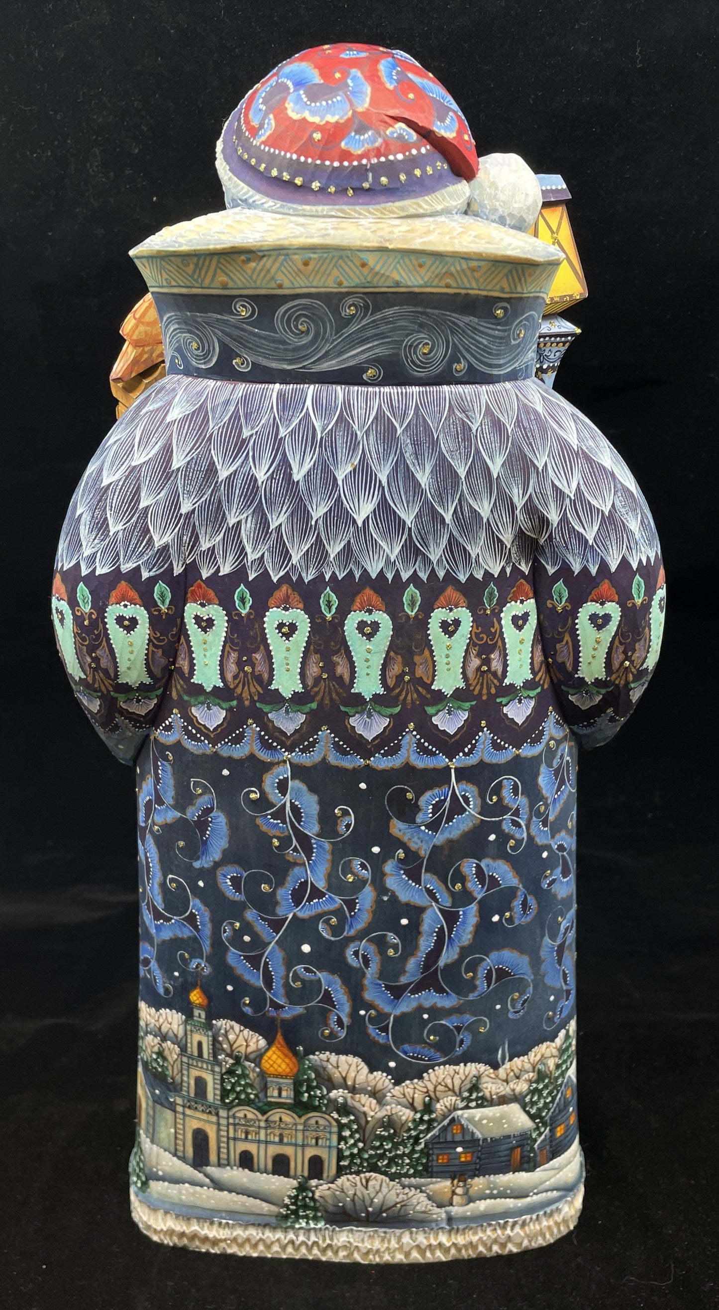 DeBrekht Hand Carved and Painted Santa (0IK00R)