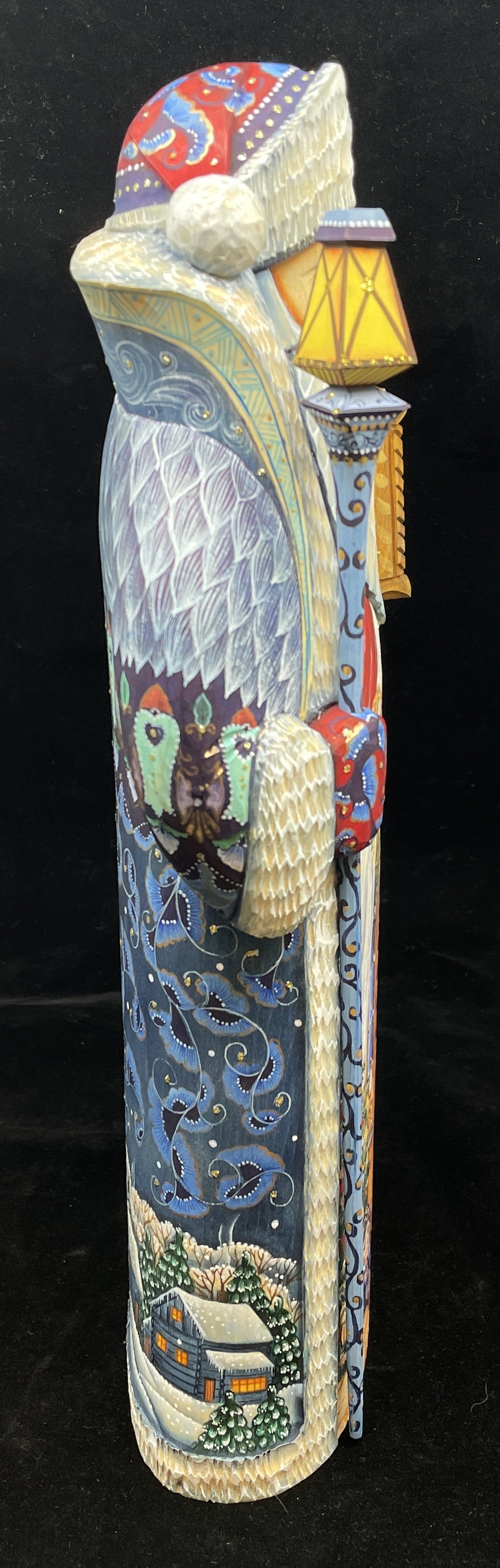 DeBrekht Hand Carved and Painted Santa (0IK00R)