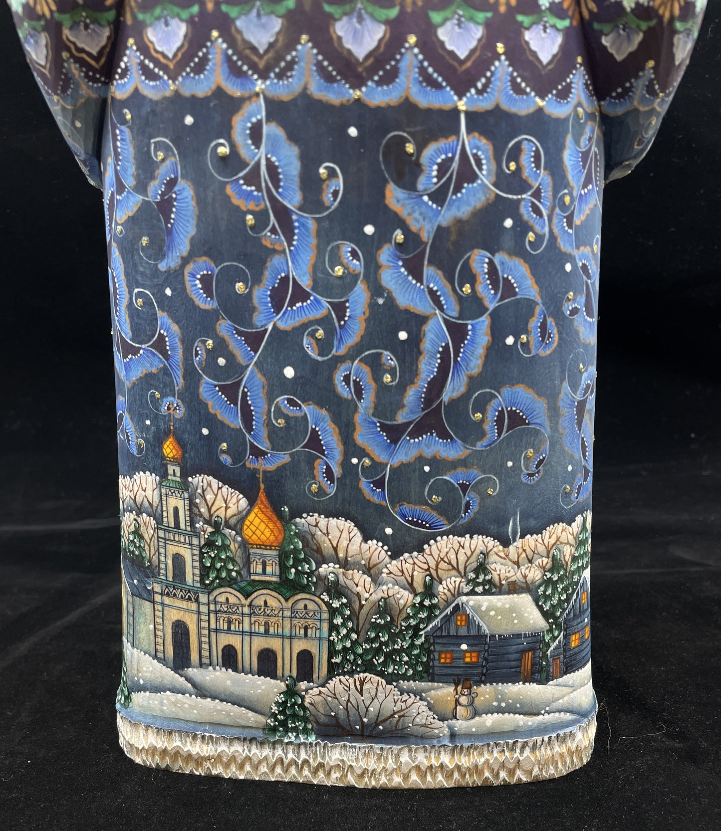 DeBrekht Hand Carved and Painted Santa (0IK00R)