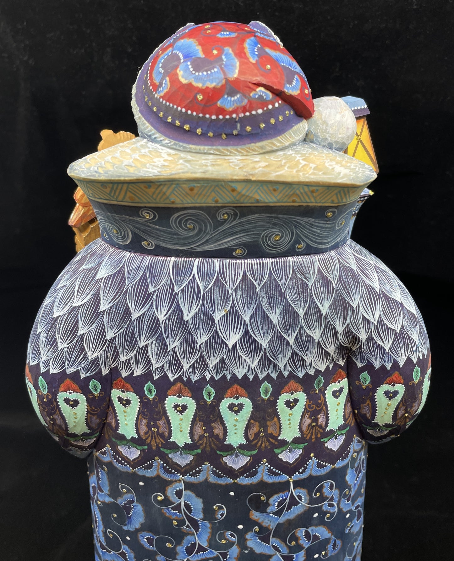 DeBrekht Hand Carved and Painted Santa (0IK00R)