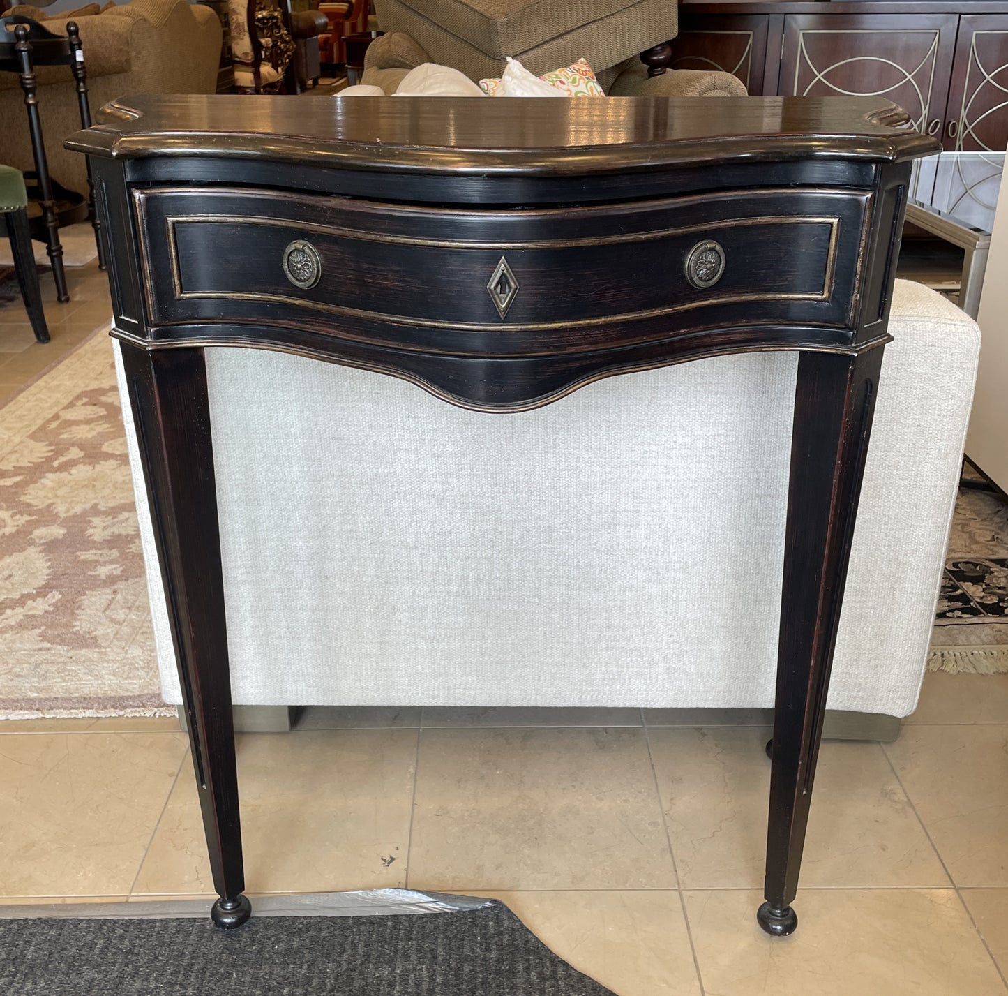Sligh "Ellis Lane" Black Finish Console Table, AS IS (0M7007)