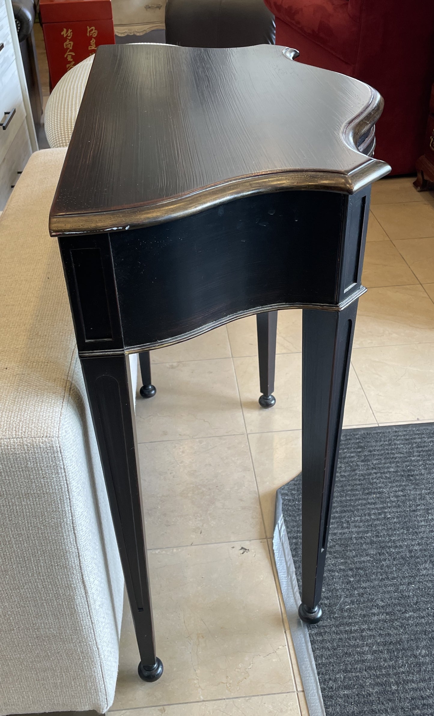 Sligh "Ellis Lane" Black Finish Console Table, AS IS (0M7007)