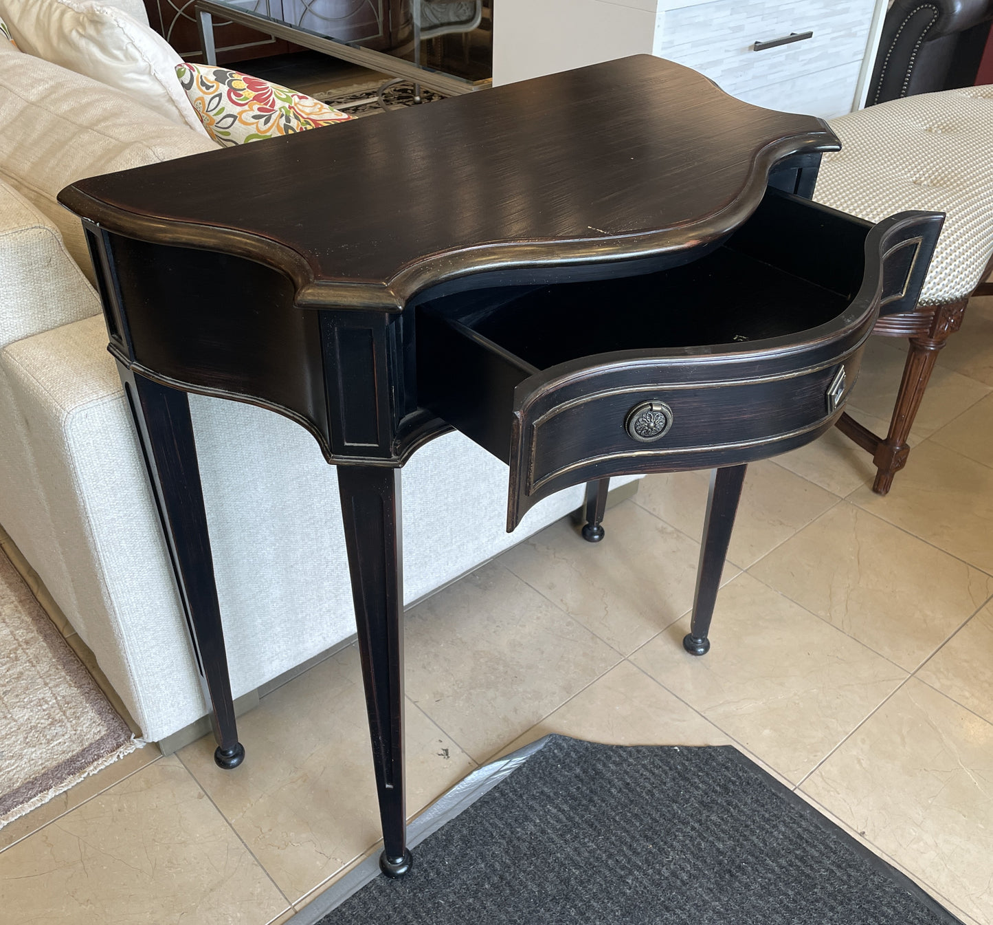 Sligh "Ellis Lane" Black Finish Console Table, AS IS (0M7007)