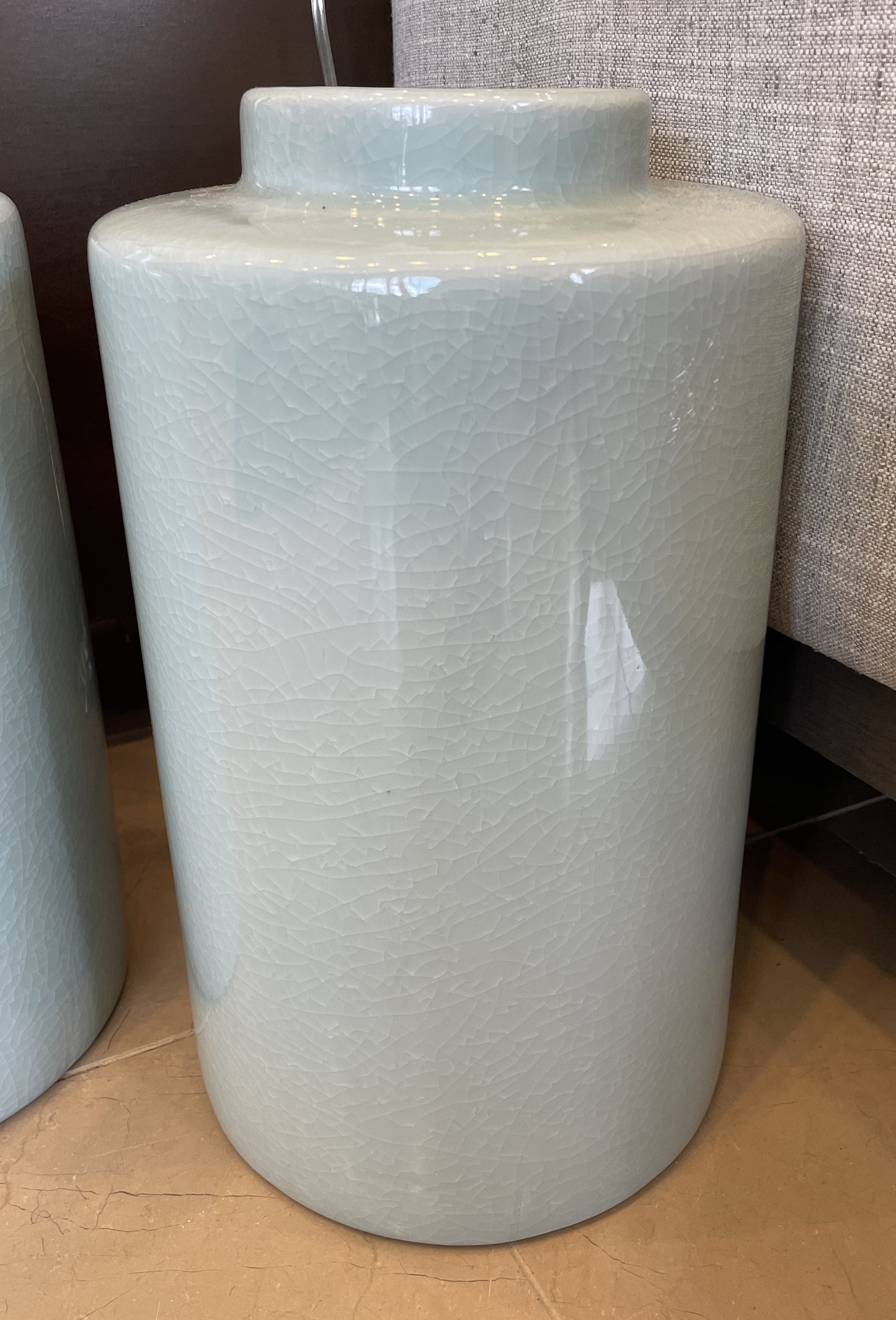 Chelsea House Celadon Urn, AS IS (0JC00I)