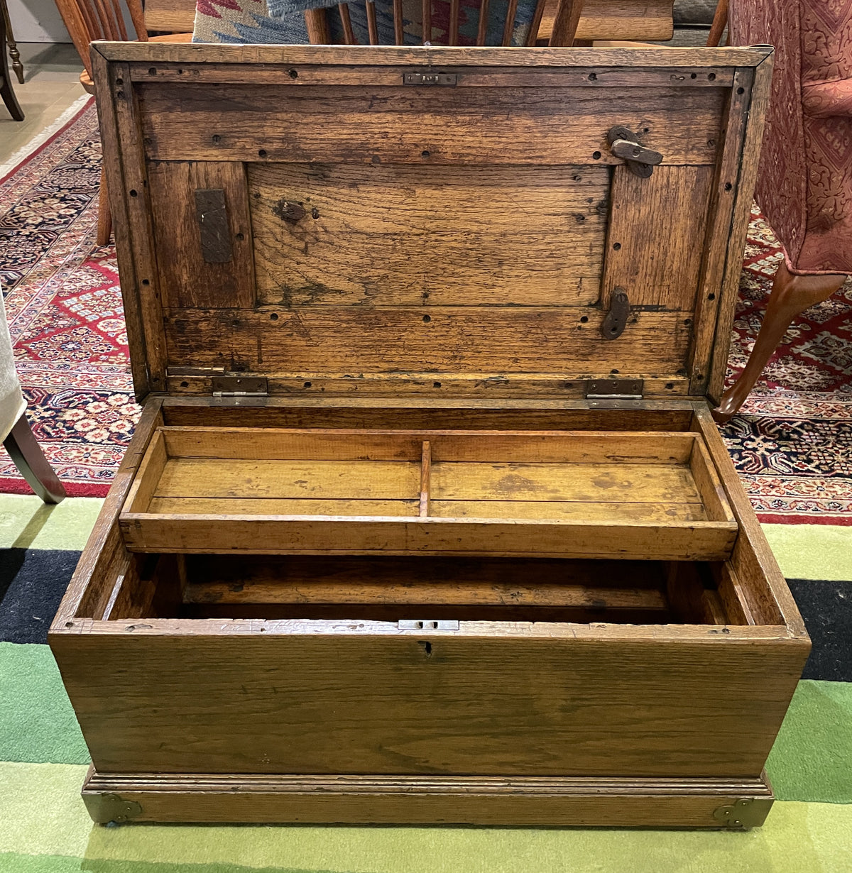 Antique Carpenter's Tool Box Chest (0Q0009)