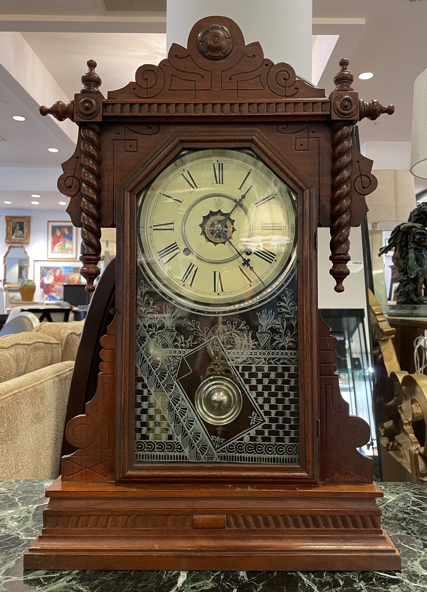Waterbury Mantle Clock, 1890s (0LP00D)