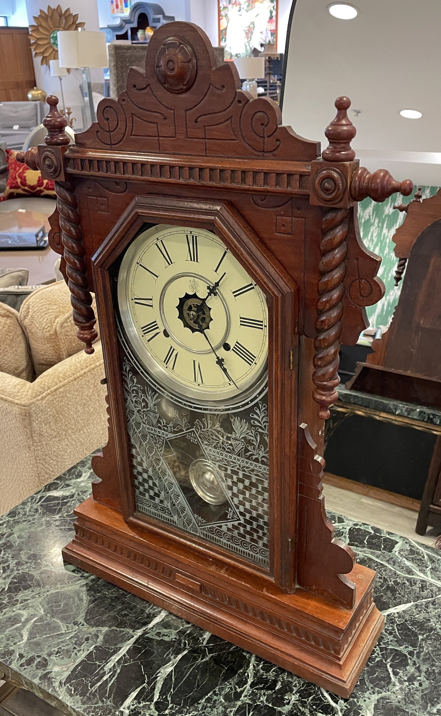 Waterbury Mantle Clock, 1890s (0LP00D)