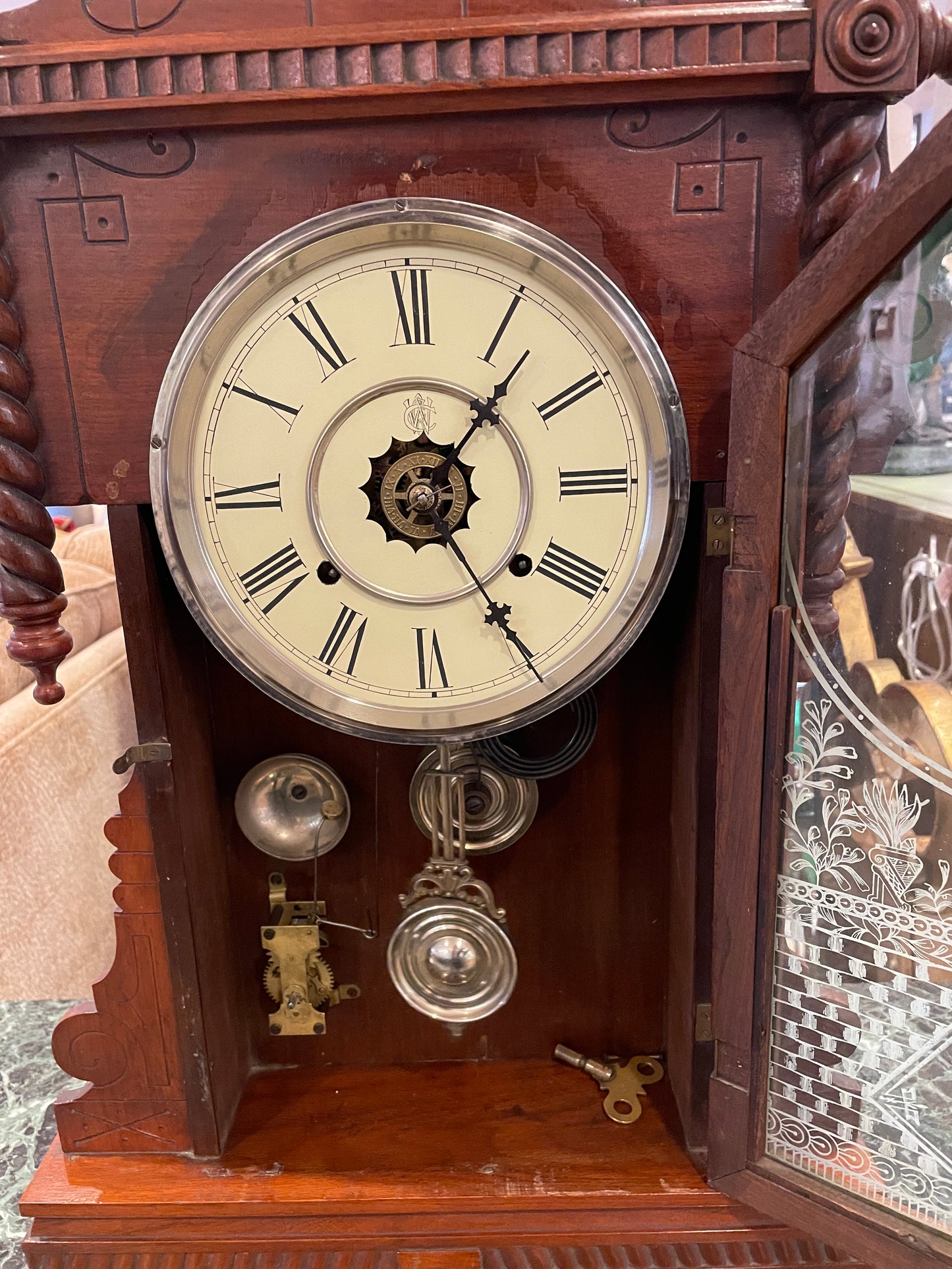 Waterbury Mantle Clock, 1890s (0LP00D)