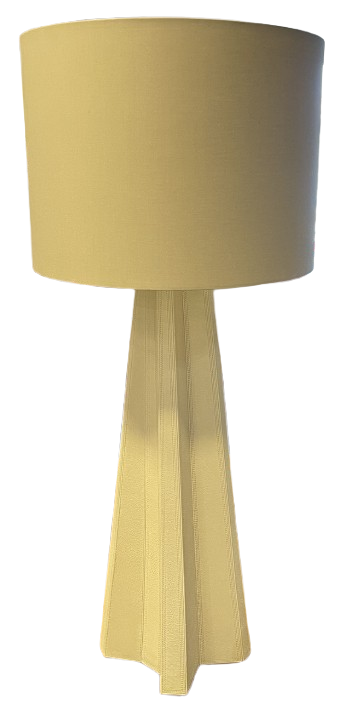 Baker Leather Geometric Table Lamp (0EB001)