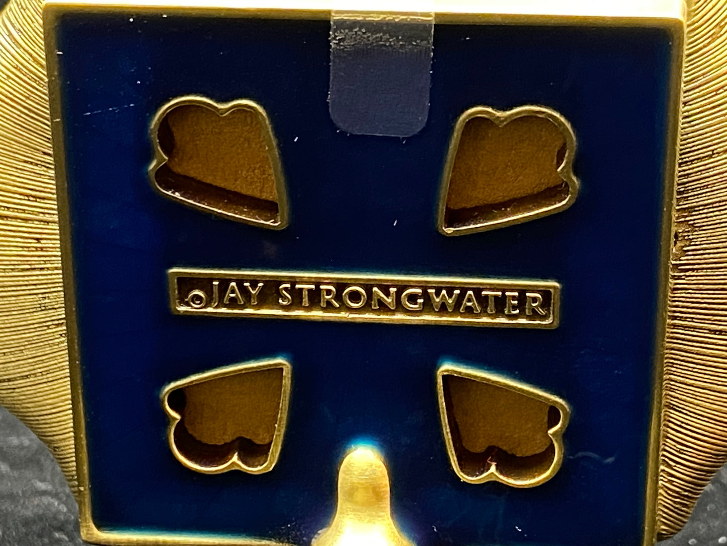 Jay Strongwater Miniature Blue Enamel Frame with Dragonfly (VQ2VY6)