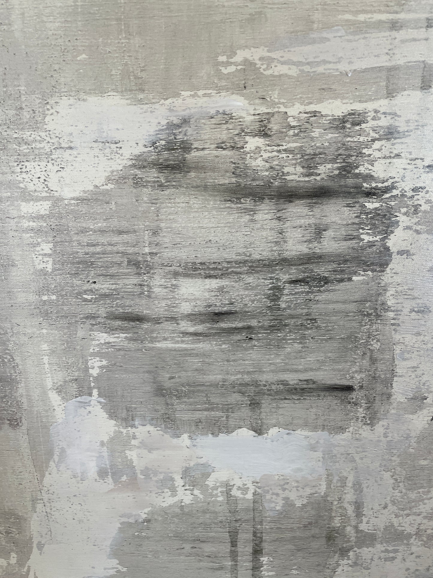 John Beard Hand Embellished Art, Abstract in Gray (01D01Q)