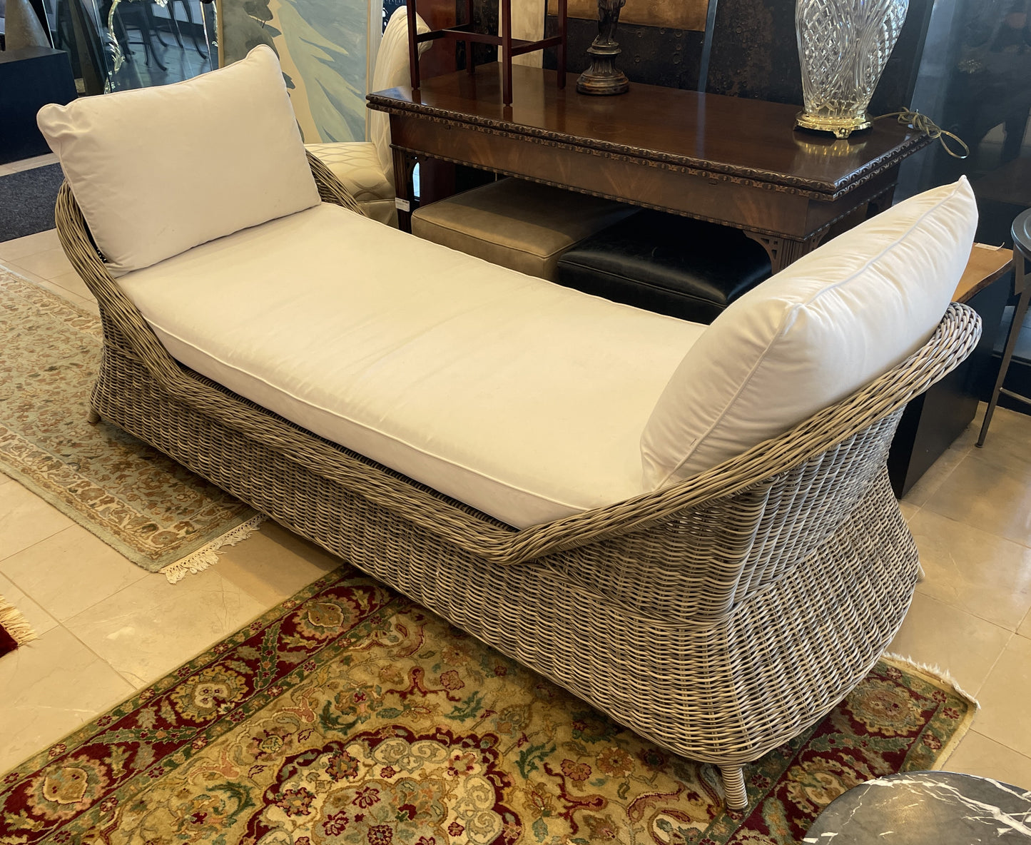Manchester All Season Outdoor Chaise with Sunbrella Upholstery (01D01S)