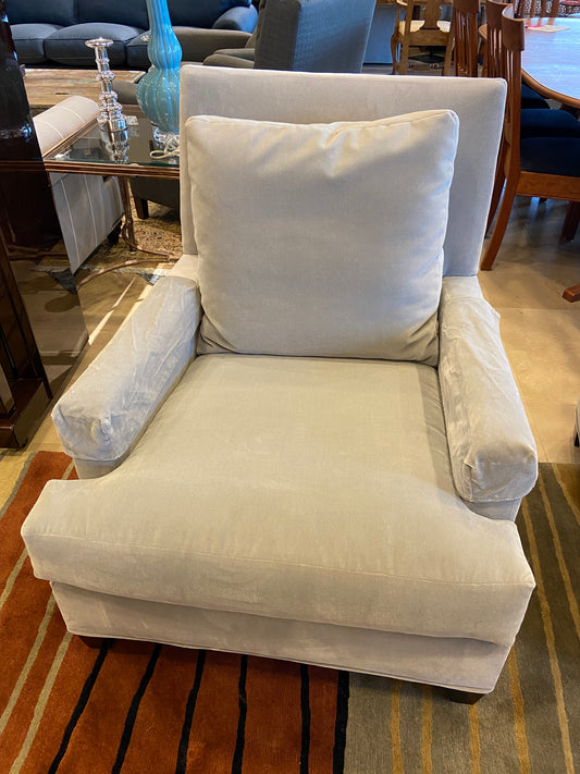 Baker Furniture Velvet Chair (25697, 25698)