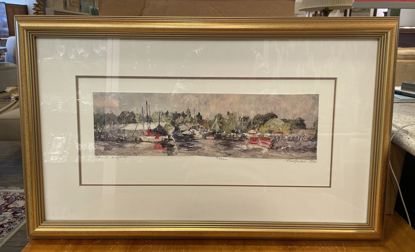 James Brandess Signed Lithograph "Star of Saugatuck" 37/5000 (0MB001)