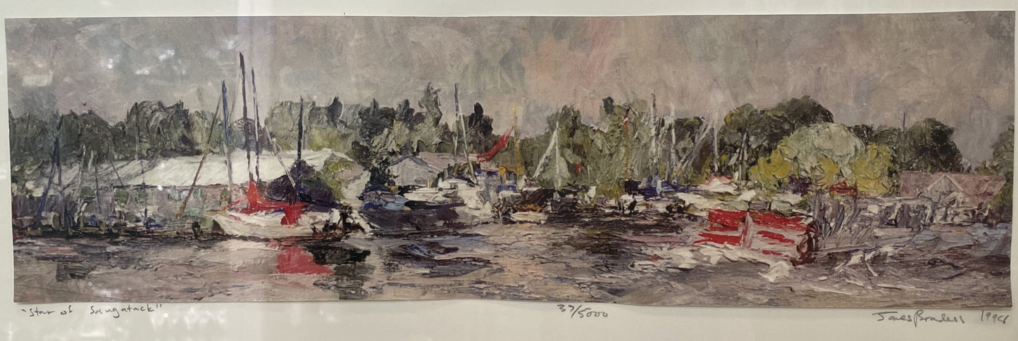 James Brandess Signed Lithograph "Star of Saugatuck" 37/5000 (0MB001)