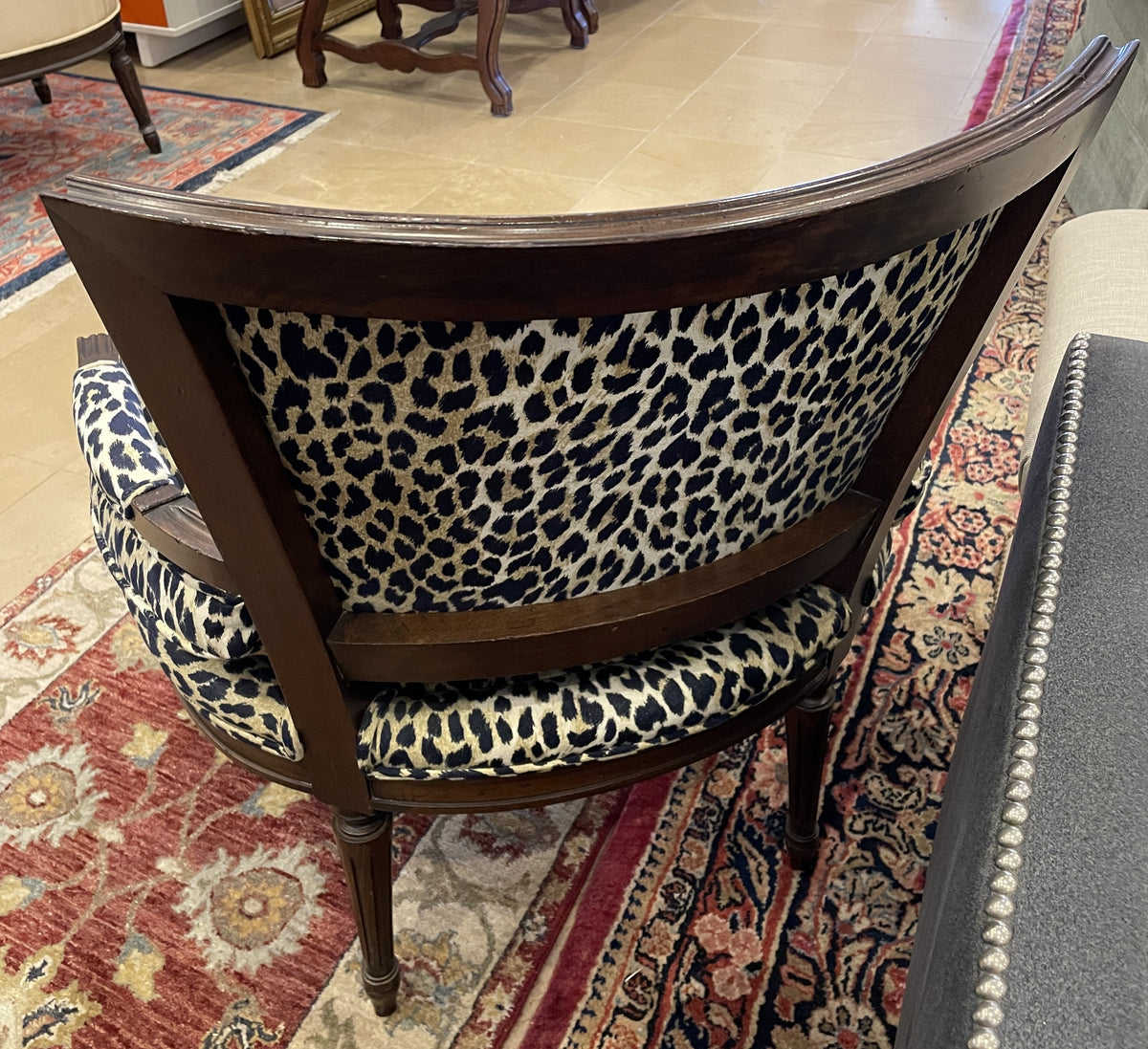 Leopard Print Chair, AS IS (0Q3001)
