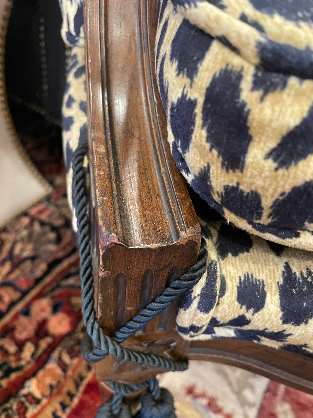 Leopard Print Chair, AS IS (0Q3001)