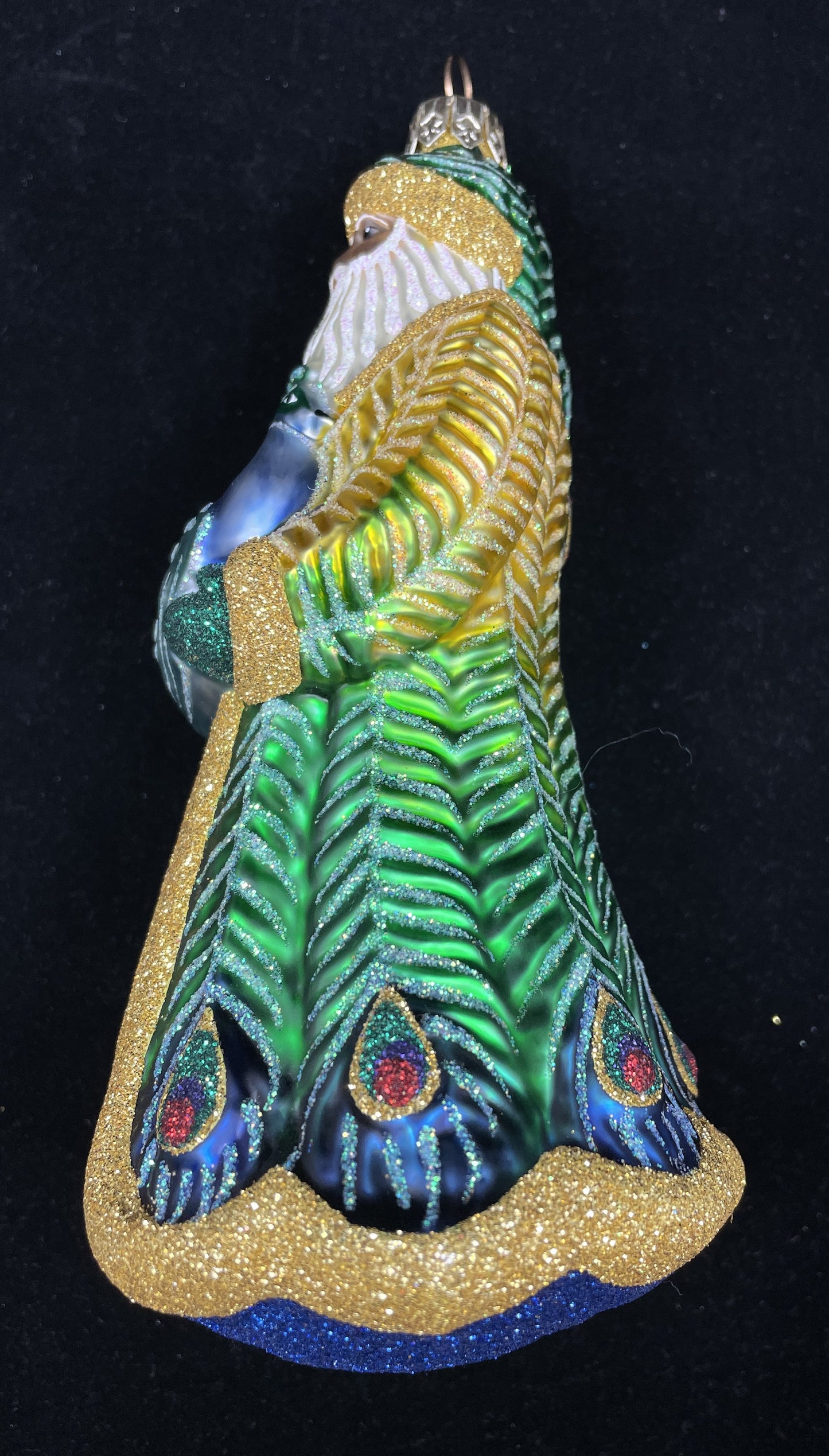 Patricia Breen Peacock Santa Large (0IK01F)