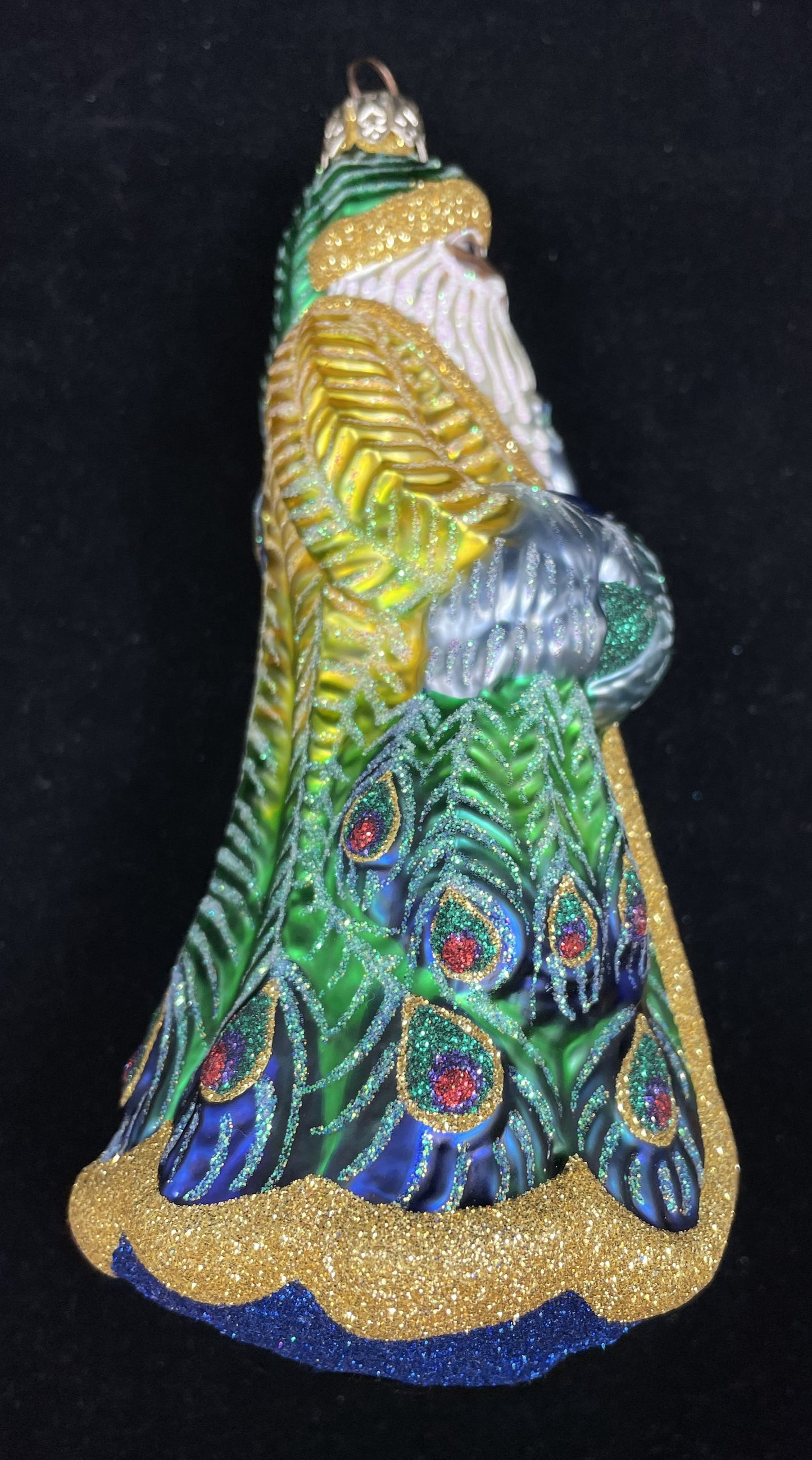 Patricia Breen Peacock Santa Large (0IK01F)