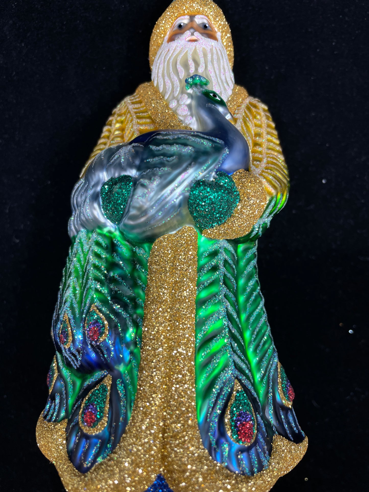 Patricia Breen Peacock Santa Large (0IK01F)