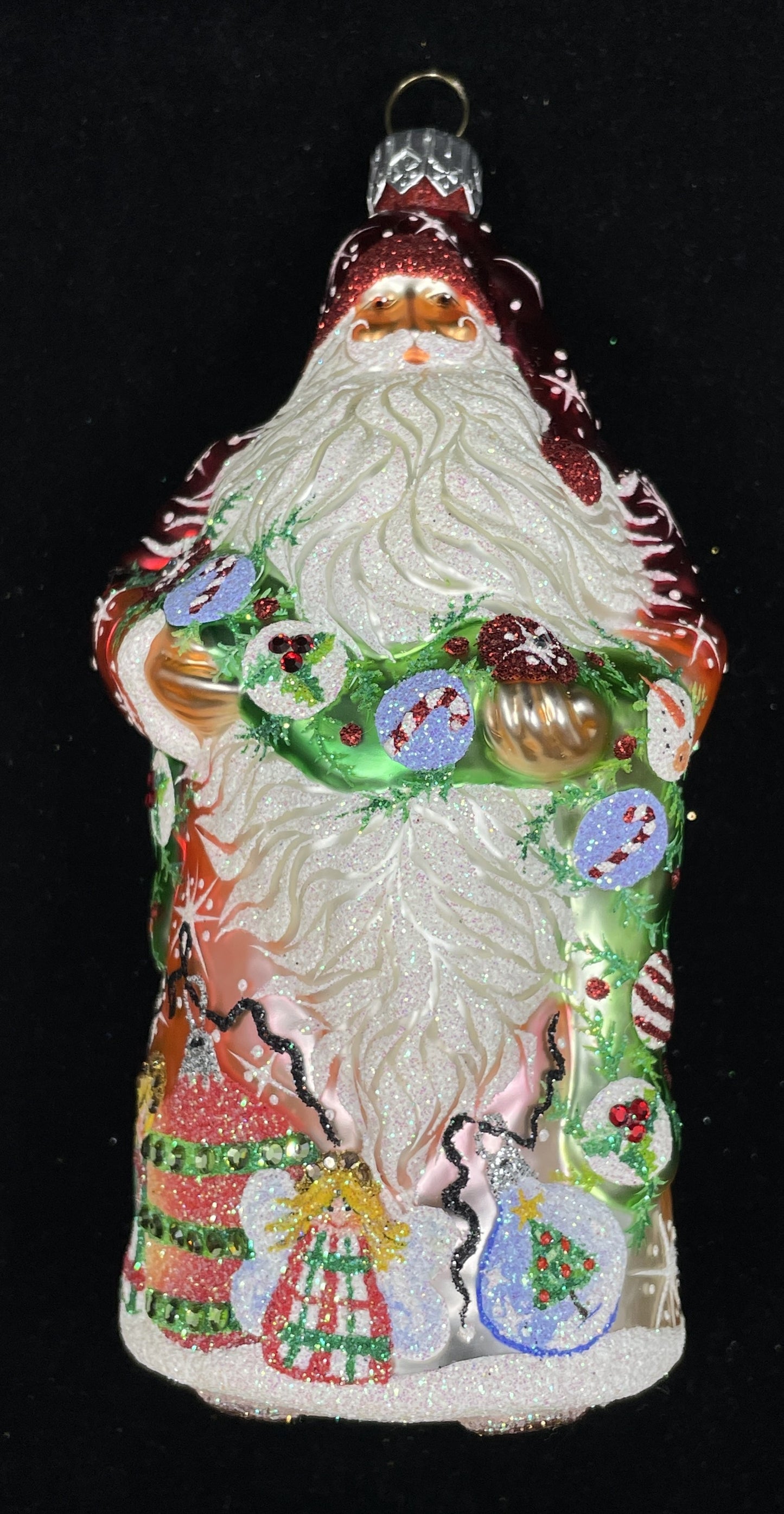 Patricia Breen Noel Theatre Garland Santa (0IK01E)